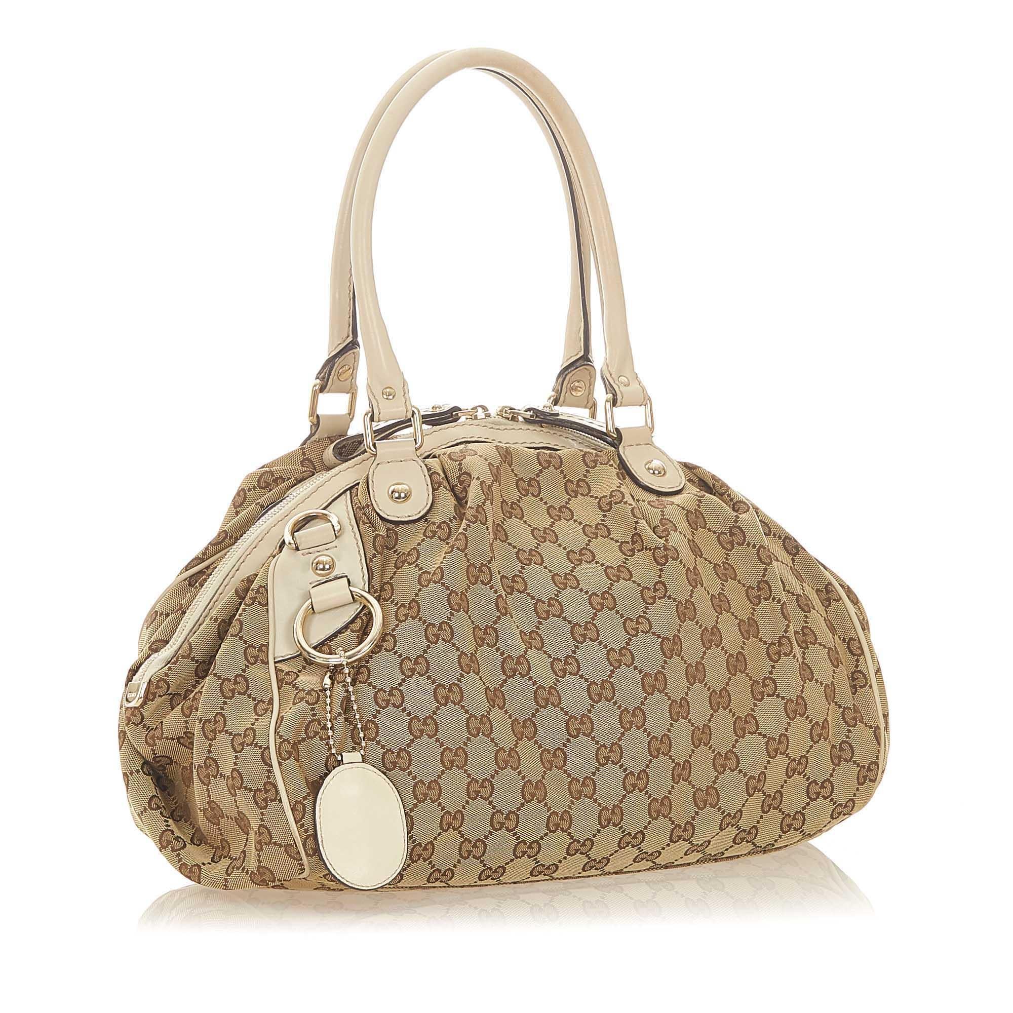Gucci GG Canvas Sukey Tote Bag SHG20140