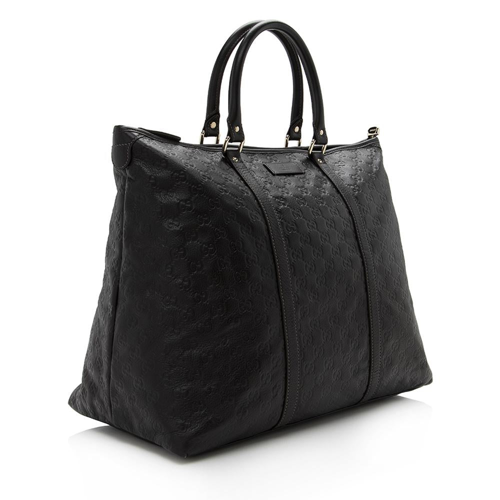 Gucci Guccissima Leather Joy Large Zip Tote SHF14338