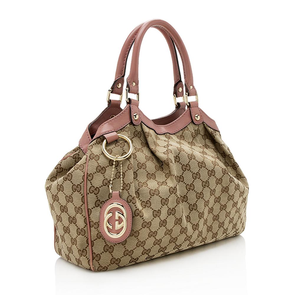 Gucci GG Canvas Sukey Medium Tote SHF12944
