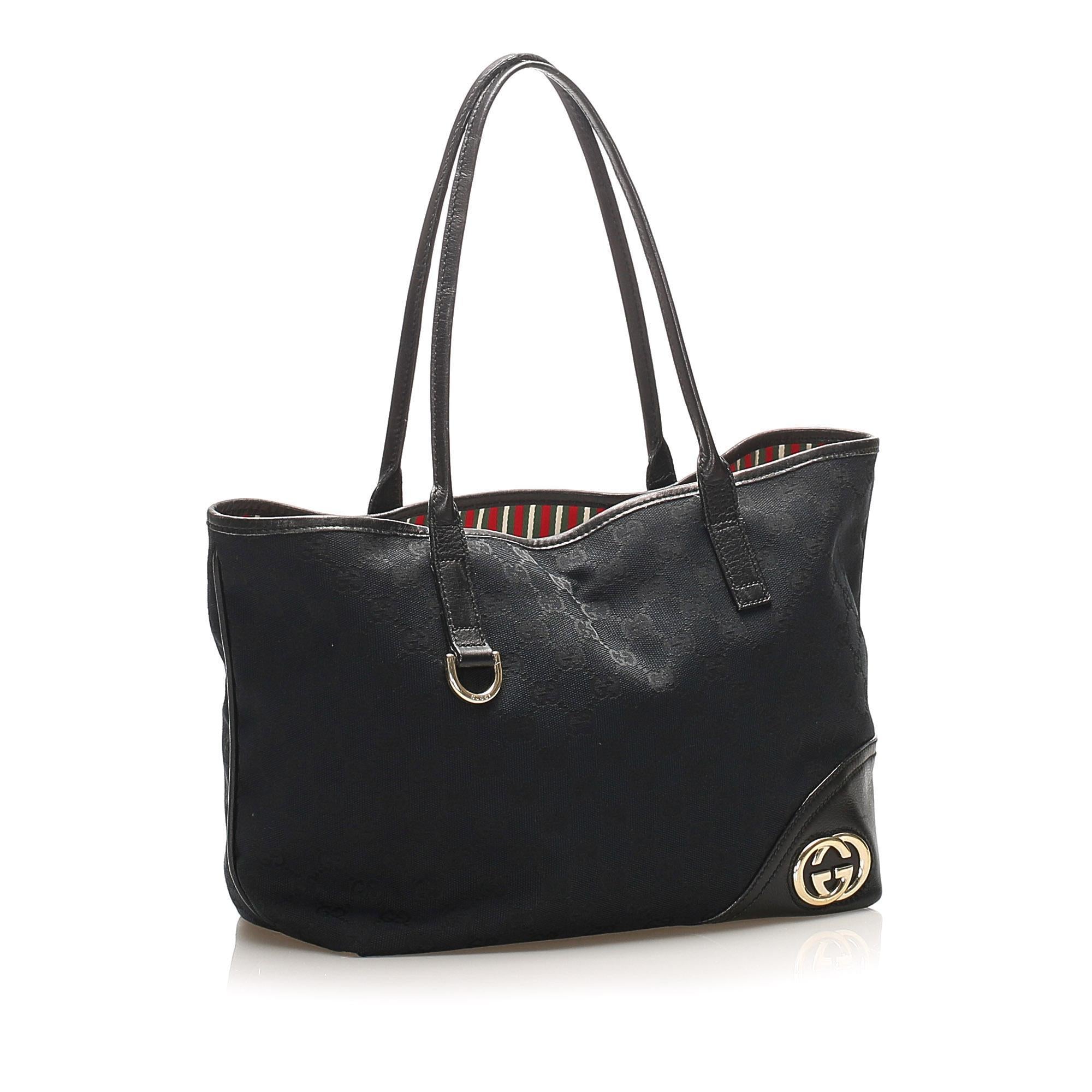 Gucci GG Canvas New Britt Tote Bag SHG15203