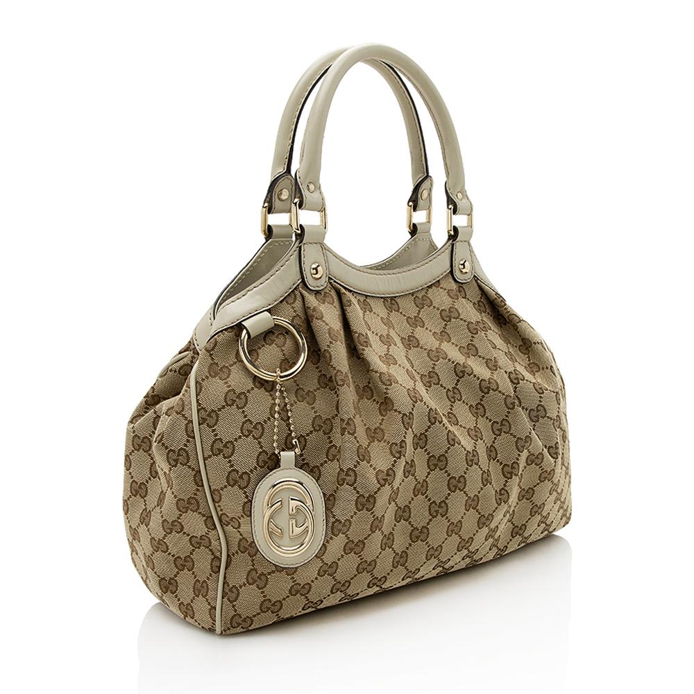 Gucci GG Canvas Sukey Medium Tote SHF13099