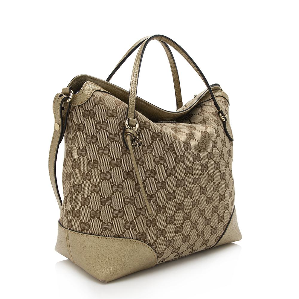 Gucci GG Canvas Bree Tote SHF13078