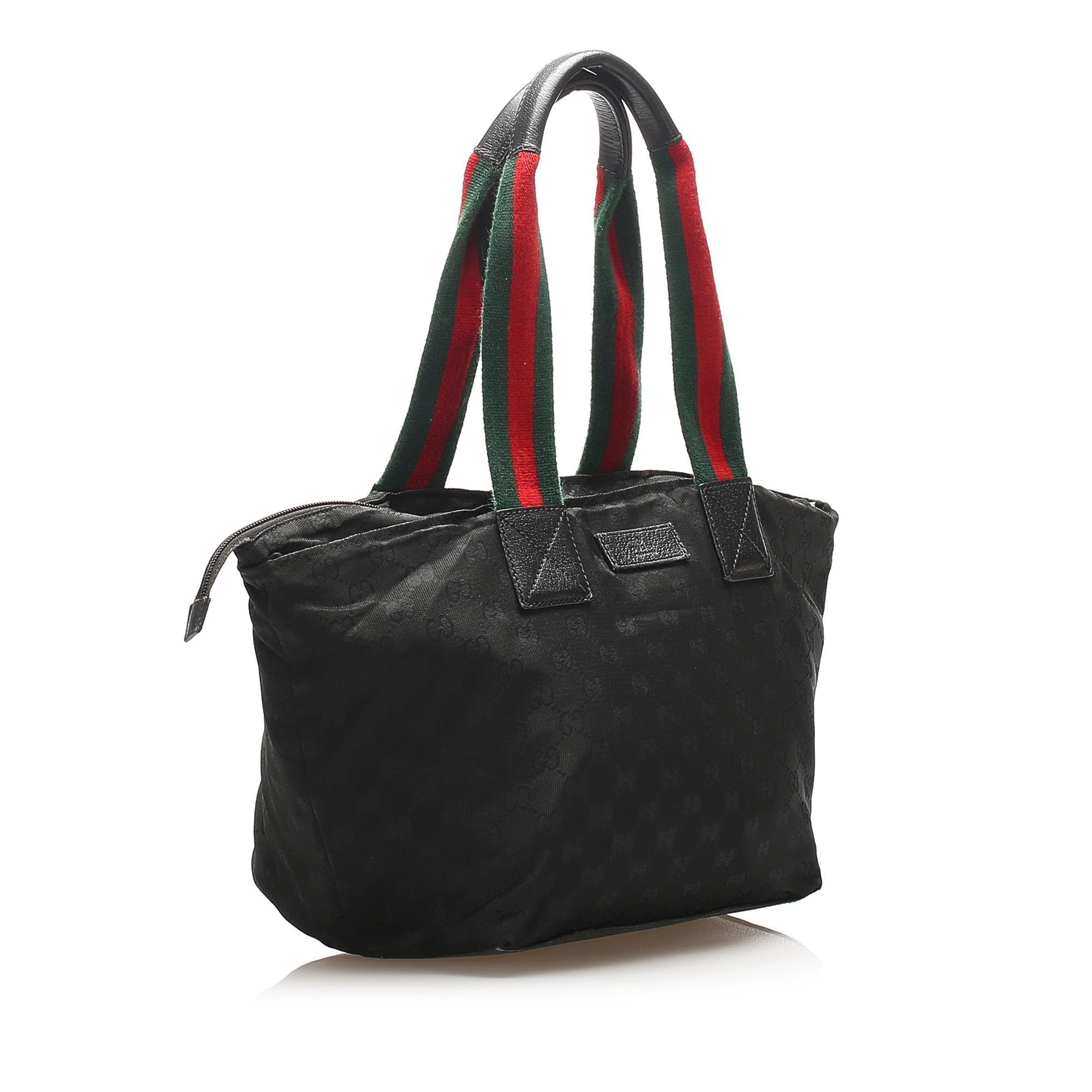 Gucci GG Canvas Web Tote Bag SHG15372