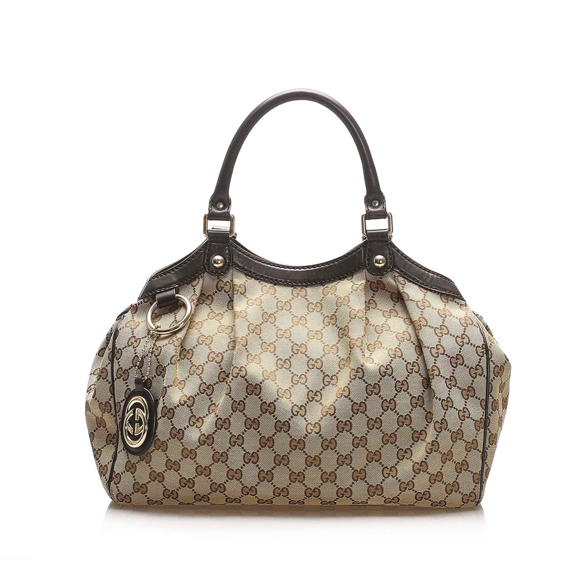 Gucci GG Canvas Sukey Tote Bag SHG15407