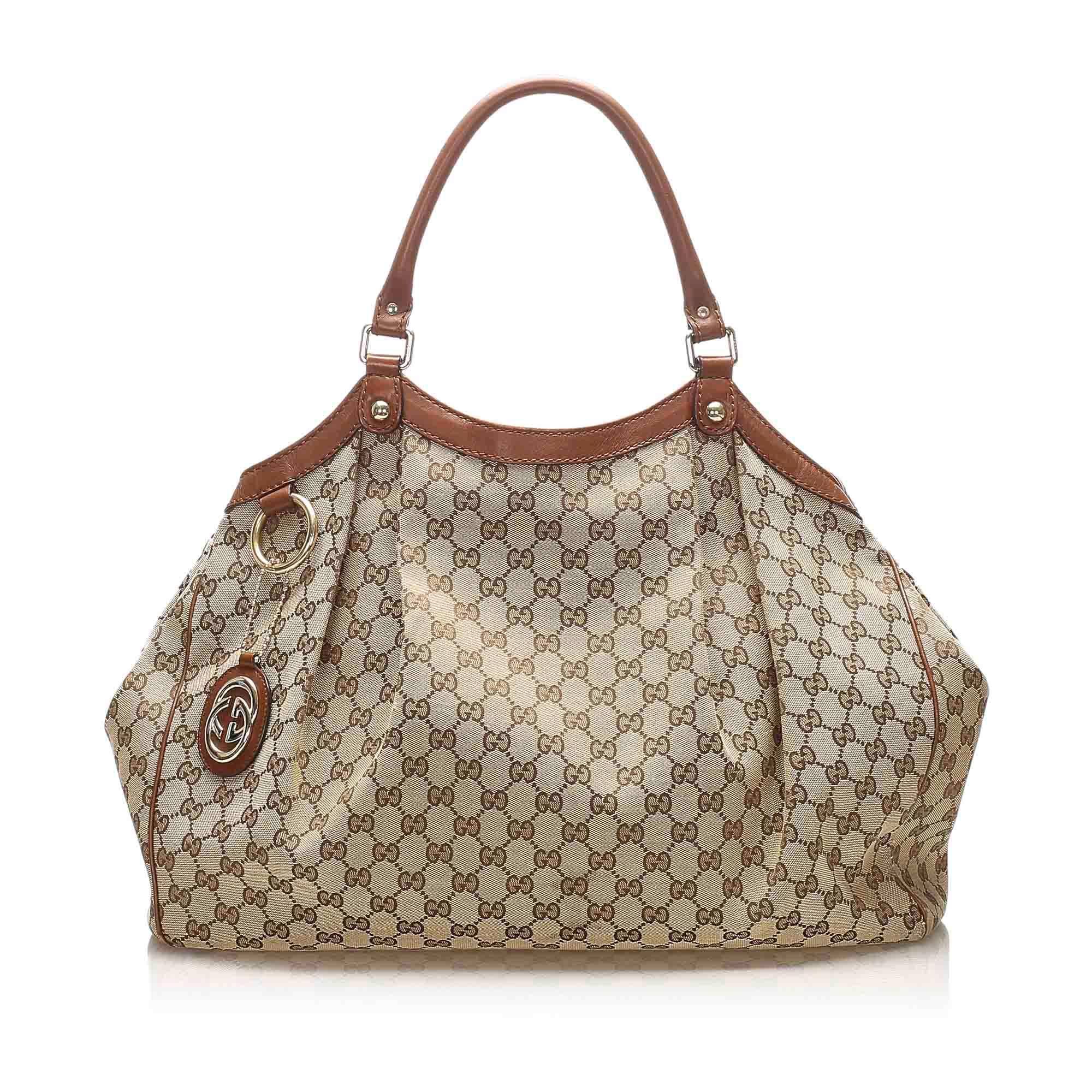 Gucci GG Canvas Sukey Tote Bag SHG15634