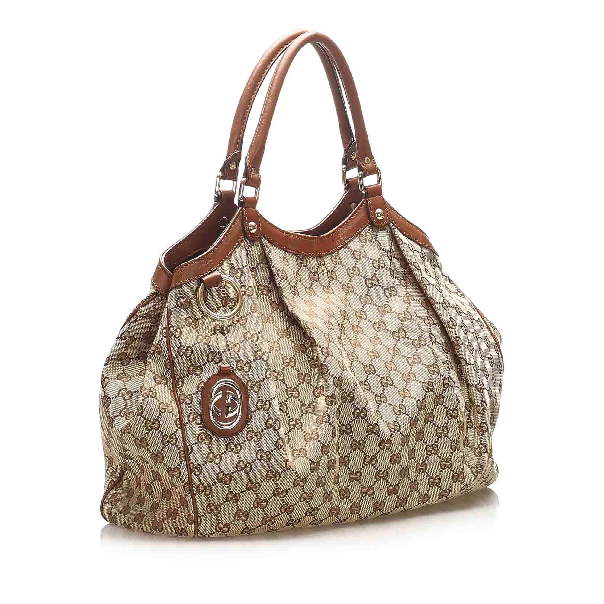 Gucci GG Canvas Sukey Tote Bag SHG15634