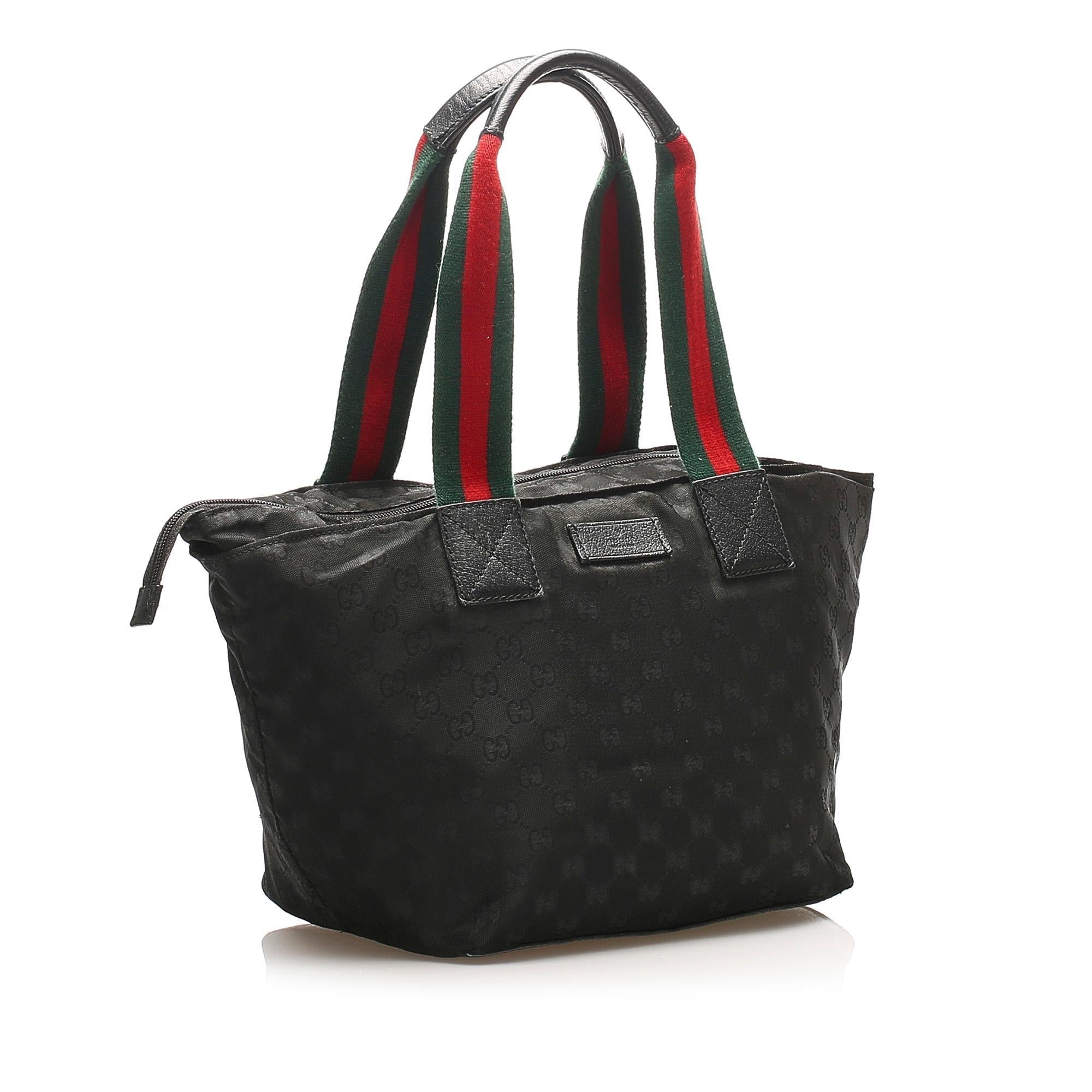 Gucci GG Canvas Web Tote Bag SHG15691