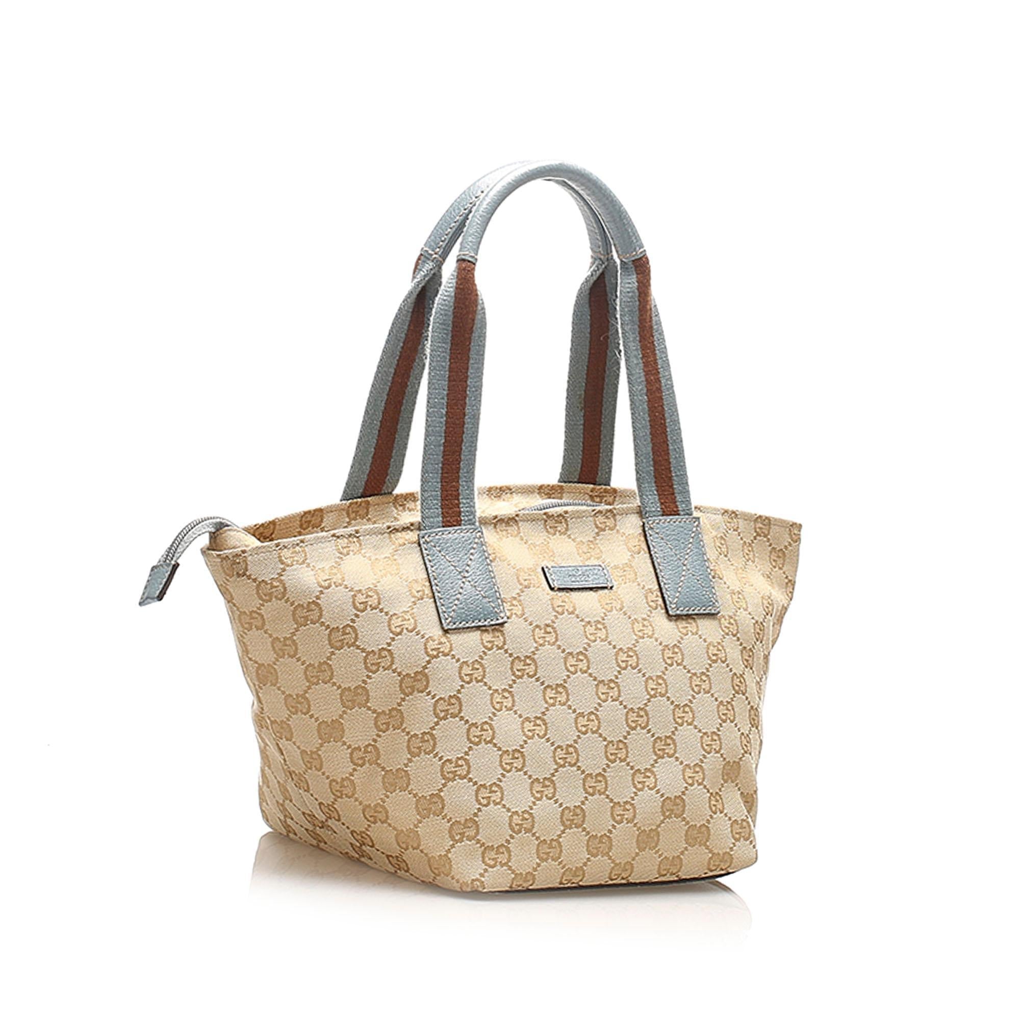 Gucci GG Canvas Web Tote Bag SHG15727