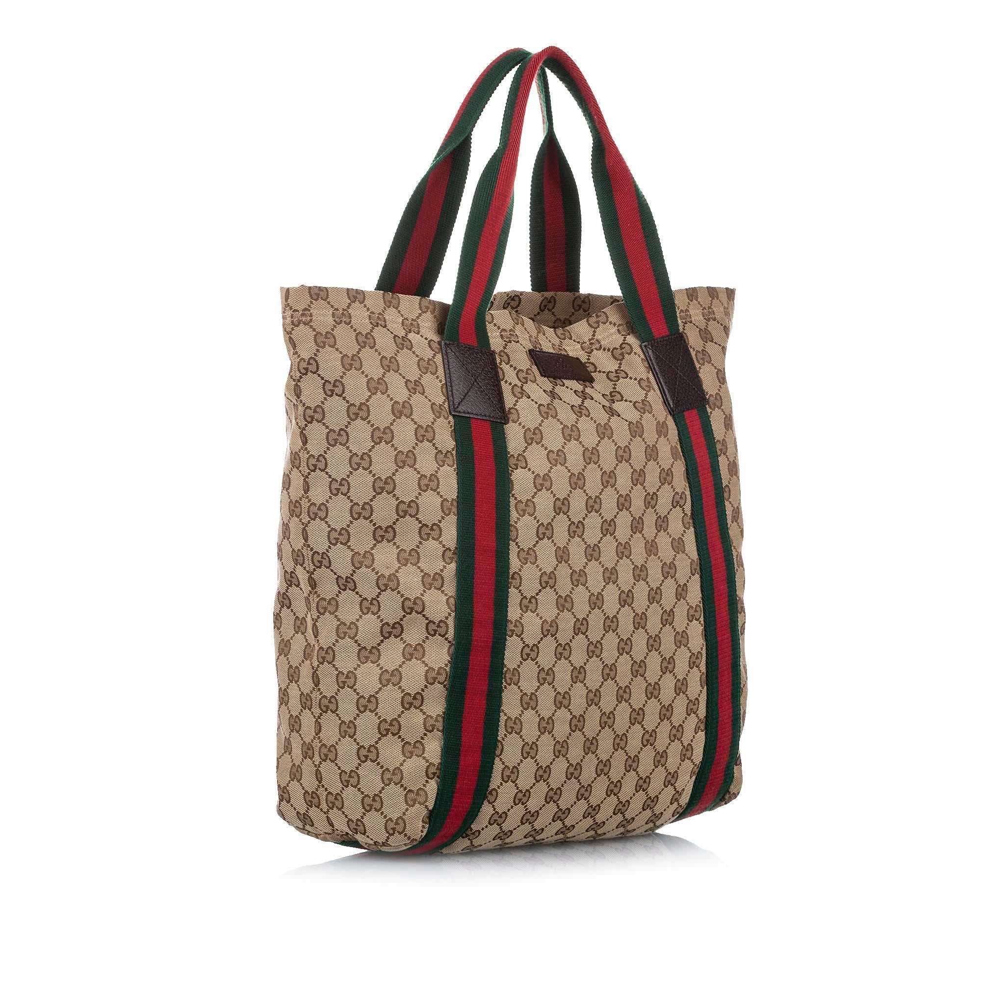 Gucci GG Canvas Web Tote Bag SHG16774