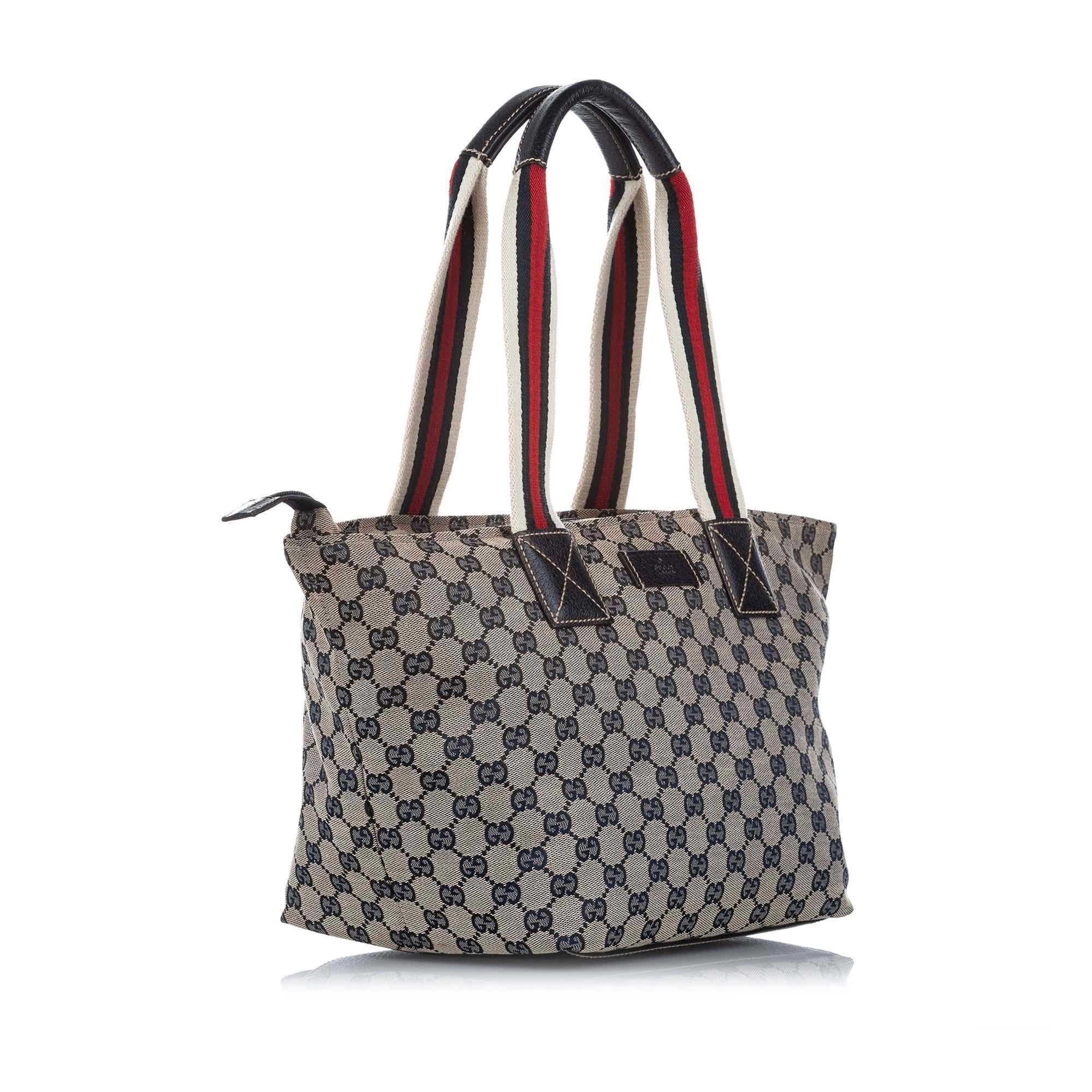 Gucci GG Canvas Web Tote Bag SHG16950