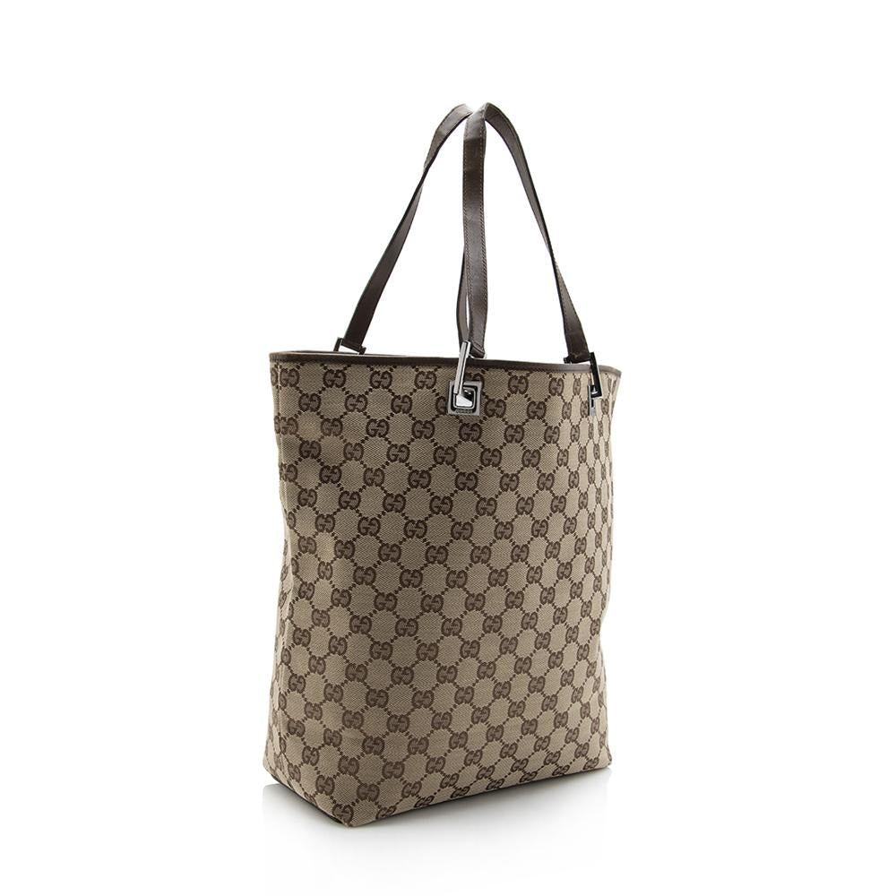 Gucci GG Canvas Bucket Medium Tote SHF13767