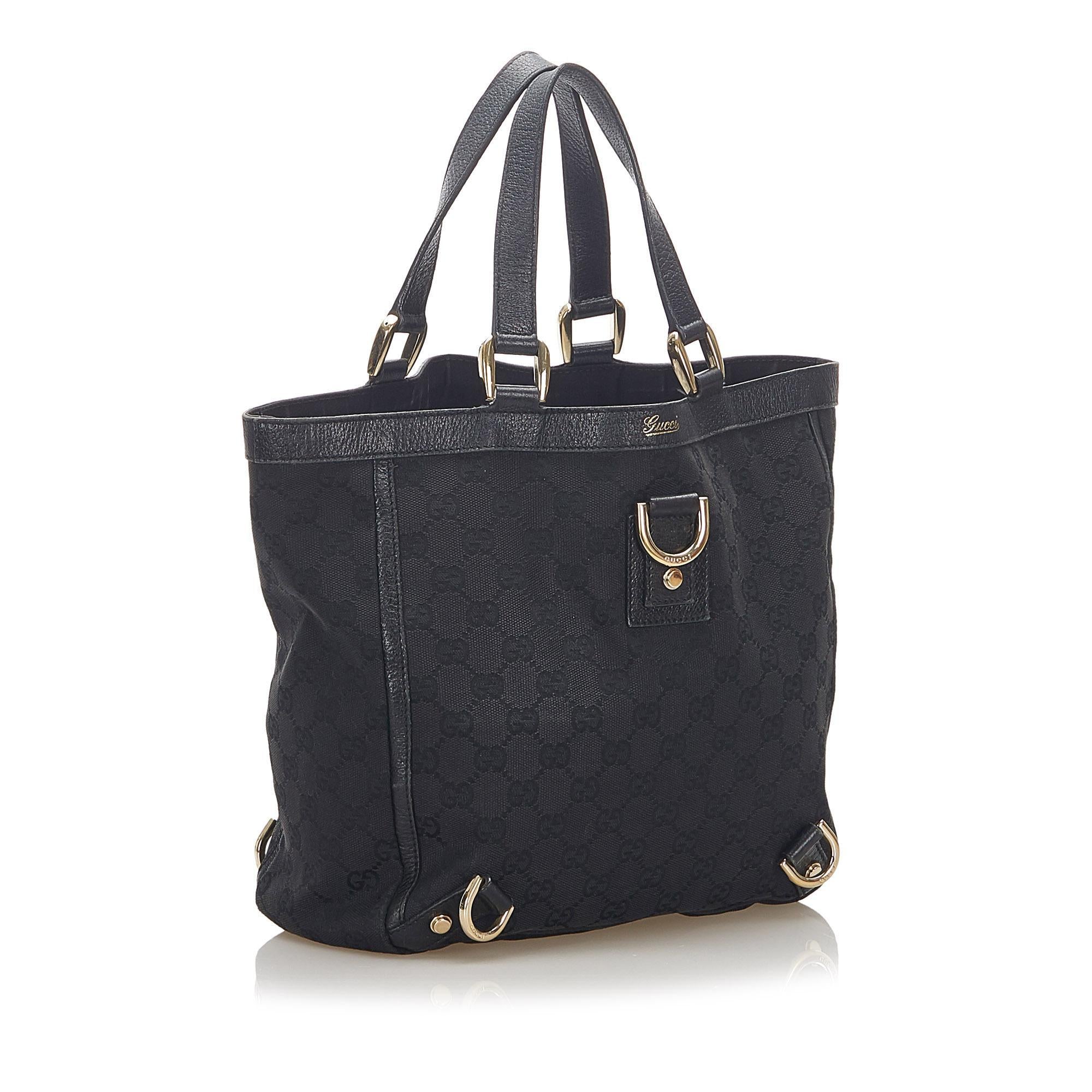 Gucci GG Canvas Abbey DRing Tote Bag SHG17477