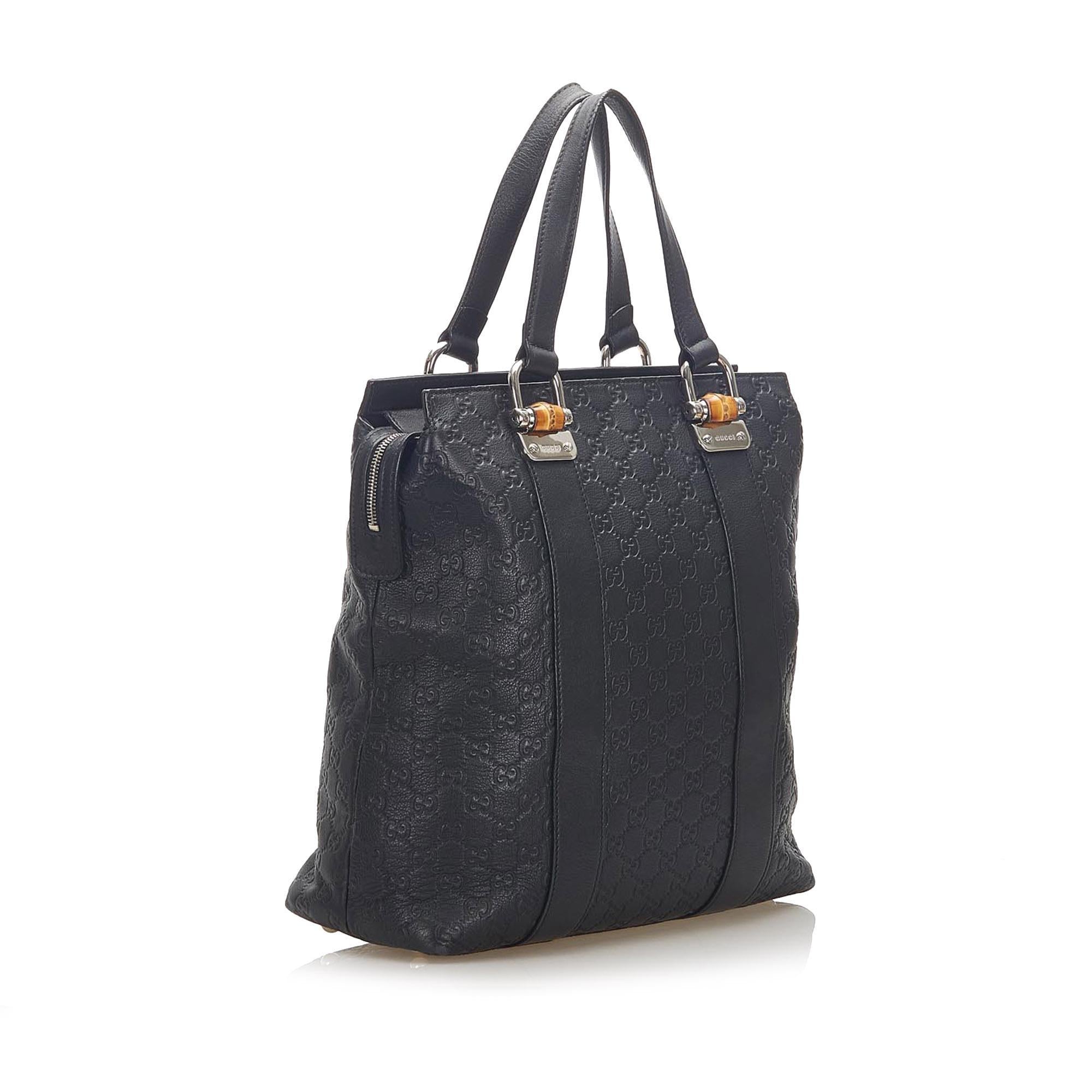 Gucci Bamboo Guccissima Tote Bag SHG17218