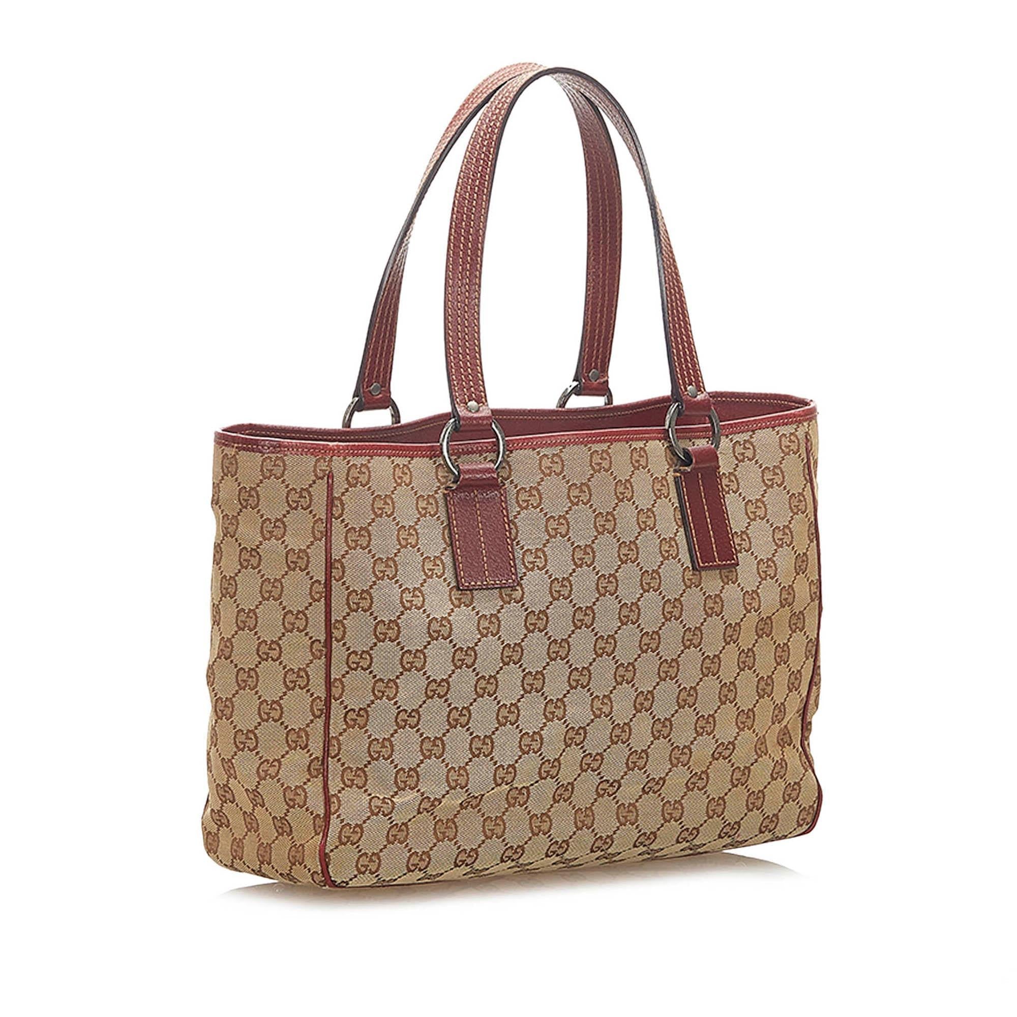 Gucci GG Canvas Tote Bag SHG17317