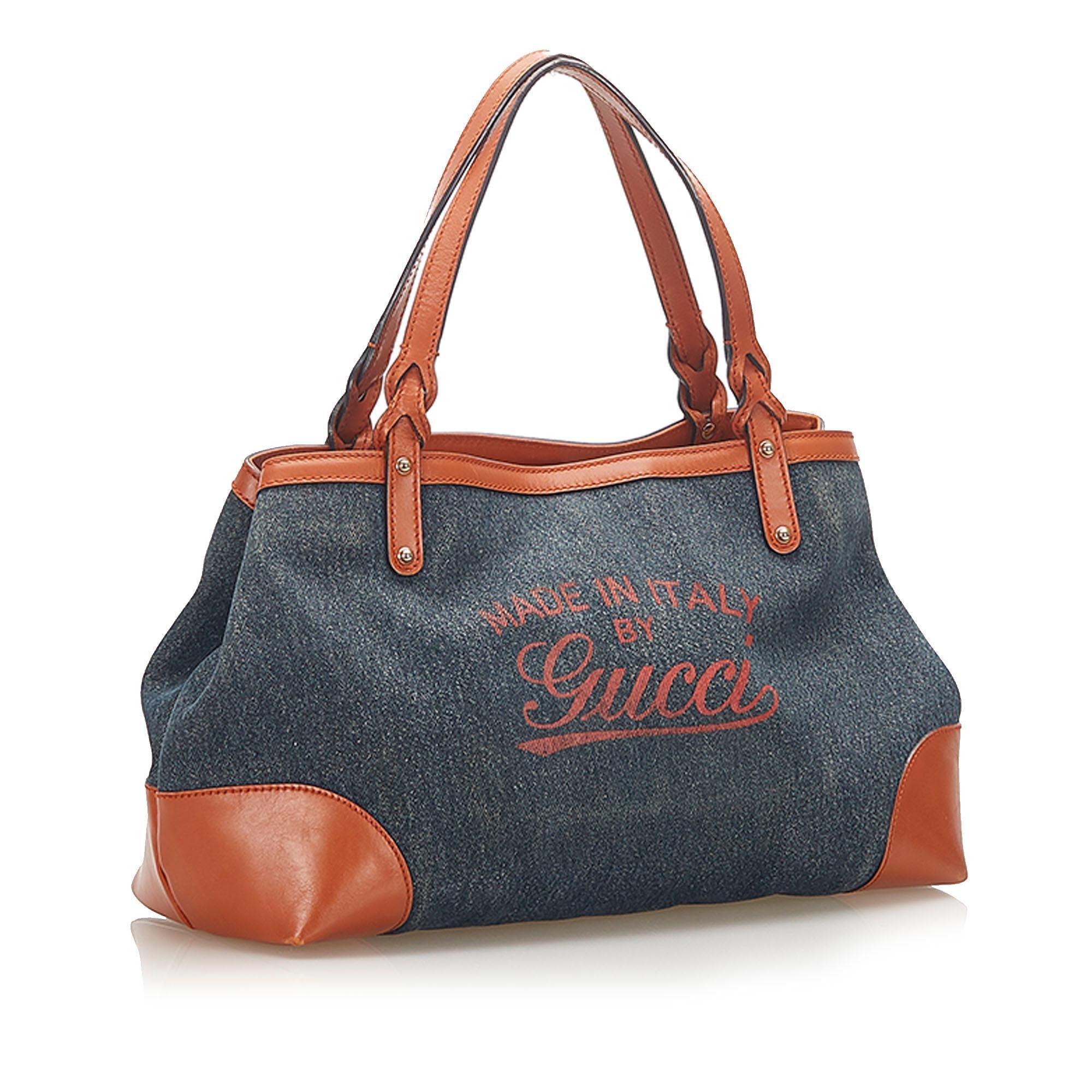Gucci Craft Denim Tote Bag SHG17570
