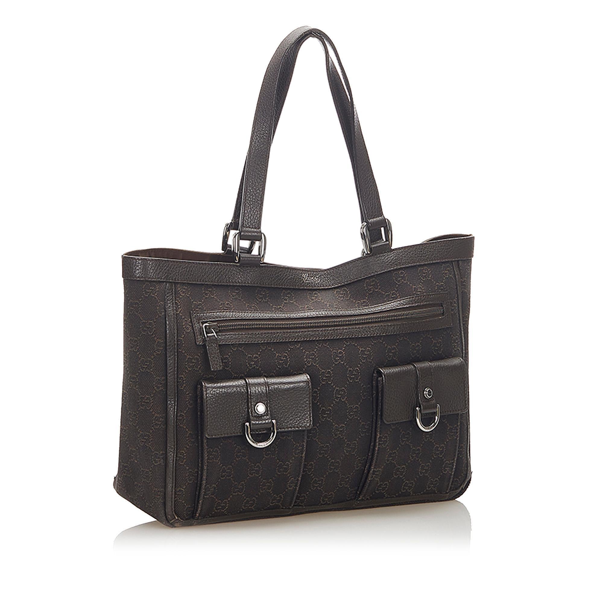 Gucci GG Canvas Abbey D Ring Tote Bag SHG17658