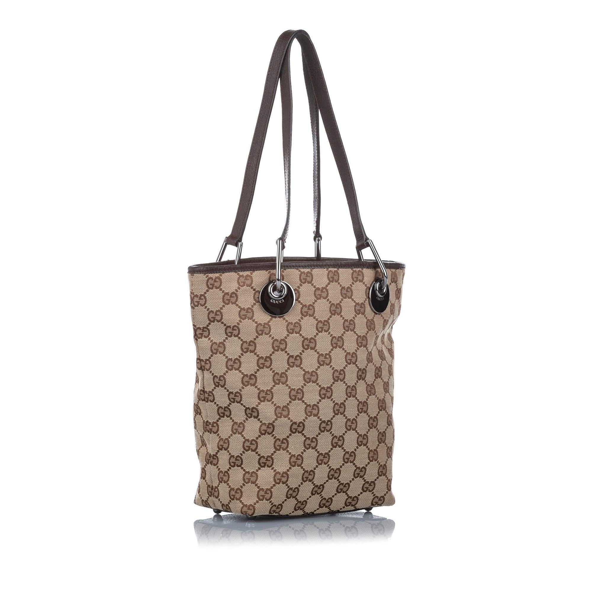 Gucci GG Canvas Eclipse Tote Bag SHG17481