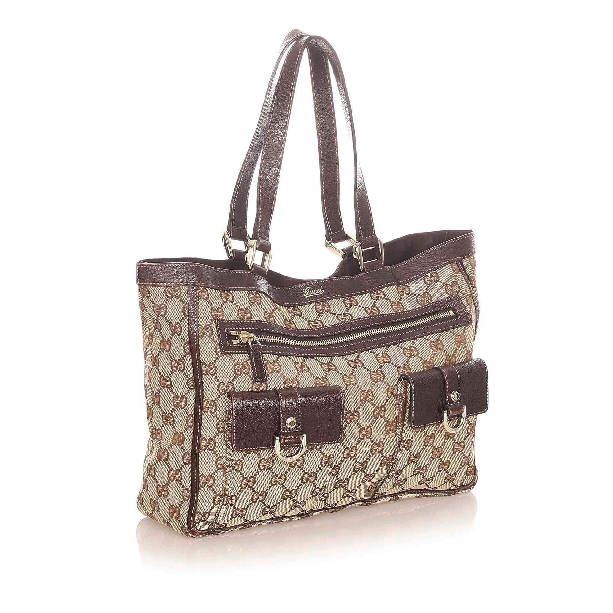 Gucci GG Canvas Abbey DRing Tote Bag SHG20472