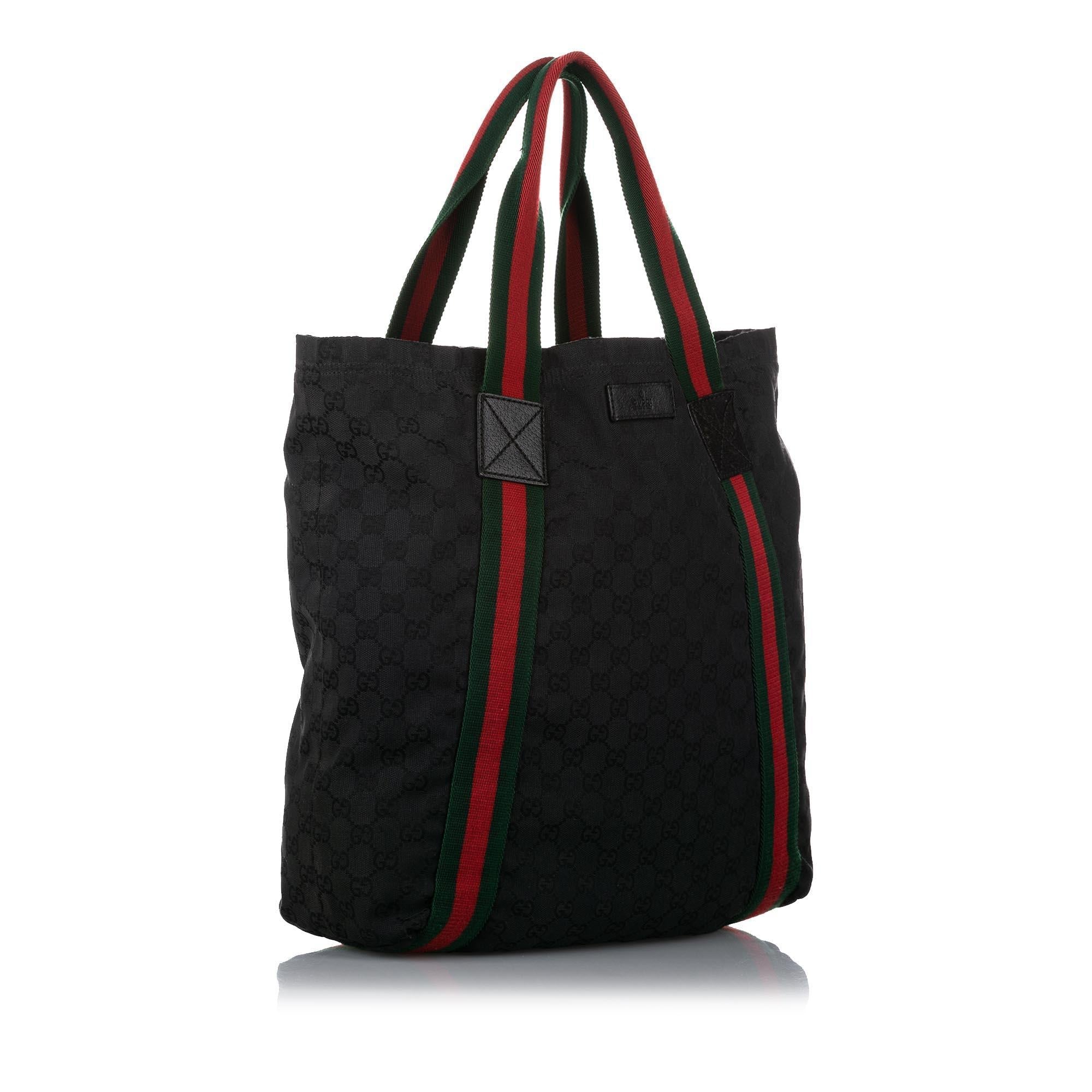 Gucci GG Canvas Web Tote Bag SHG20457
