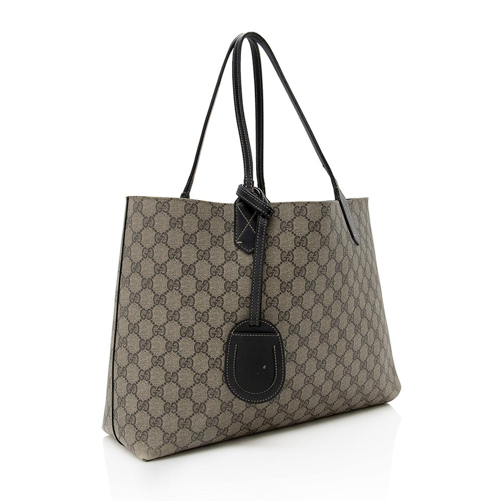 Gucci GG Supreme Reversible Medium Tote FINAL SALE SHF14522