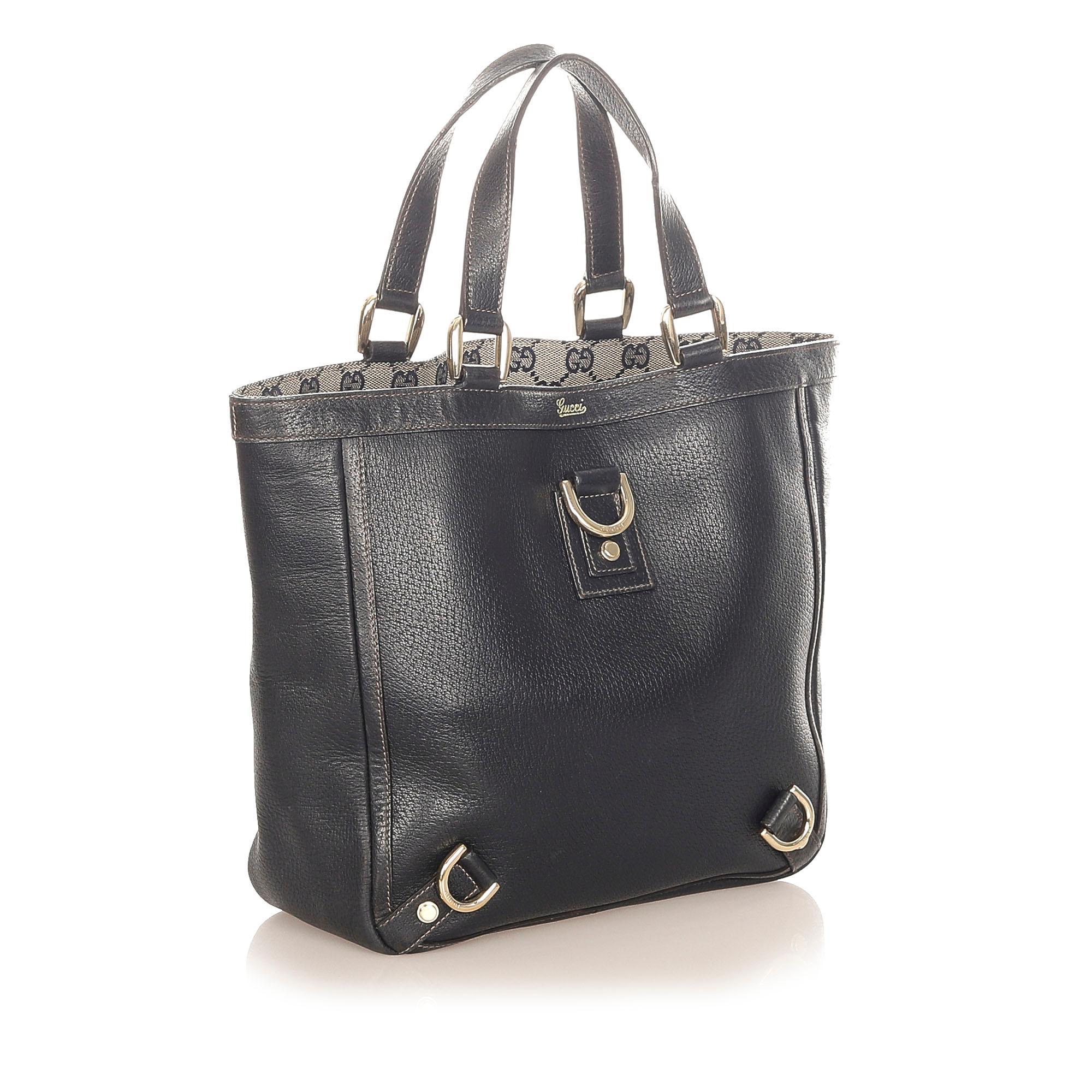 Gucci AbbeyD Ring Leather Tote Bag SHG20631