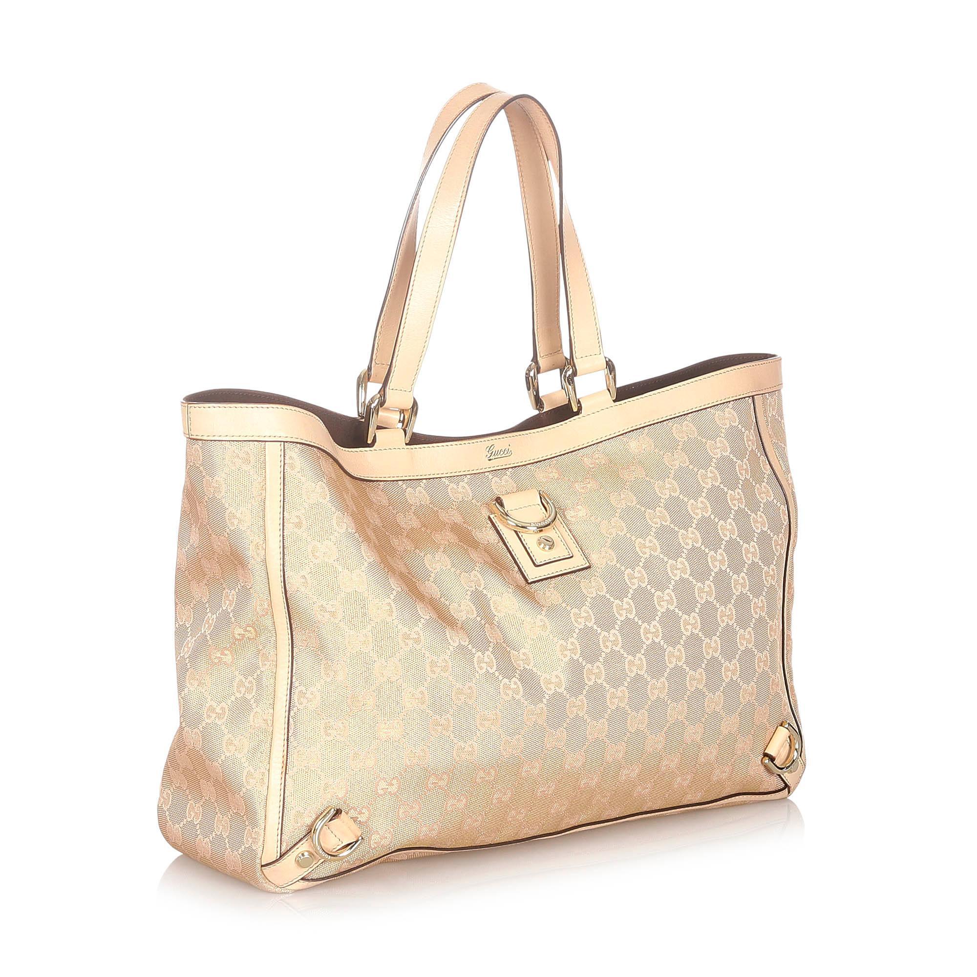 Gucci GG Canvas Abbey DRing Tote Bag SHG20796