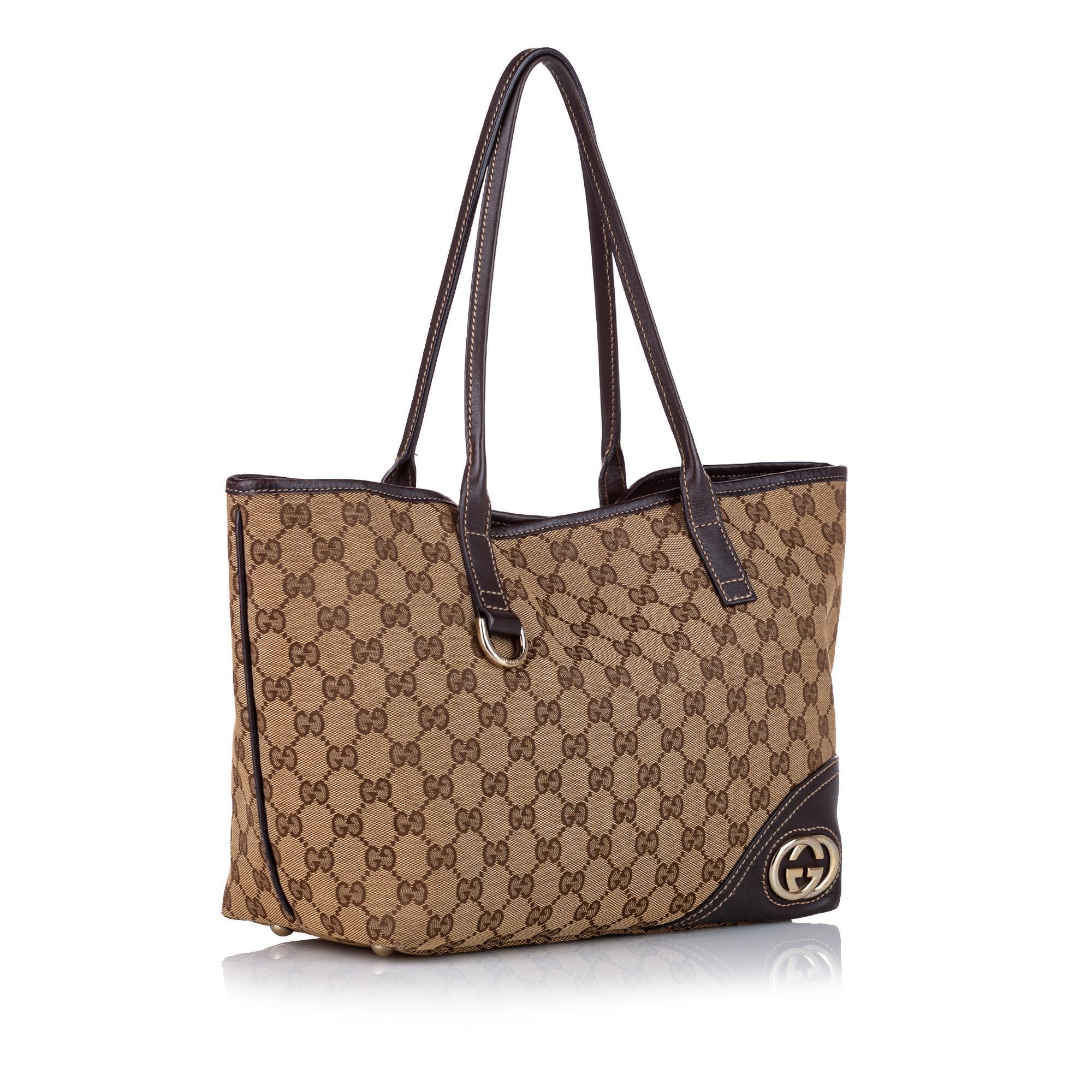 Gucci GG New Britt Canvas Tote Bag SHG20836