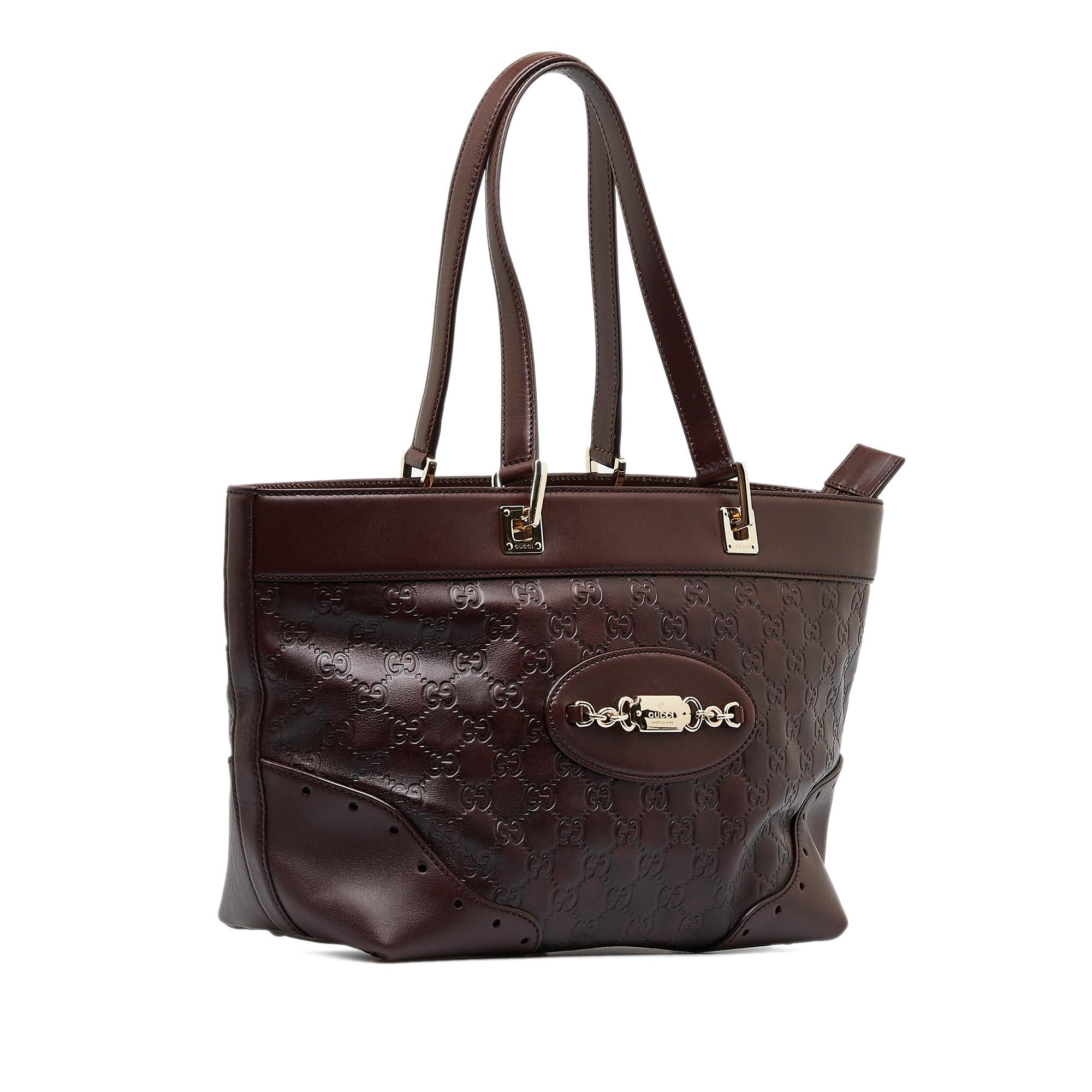 Gucci Guccissima Punch Tote Bag SHGrASlGn