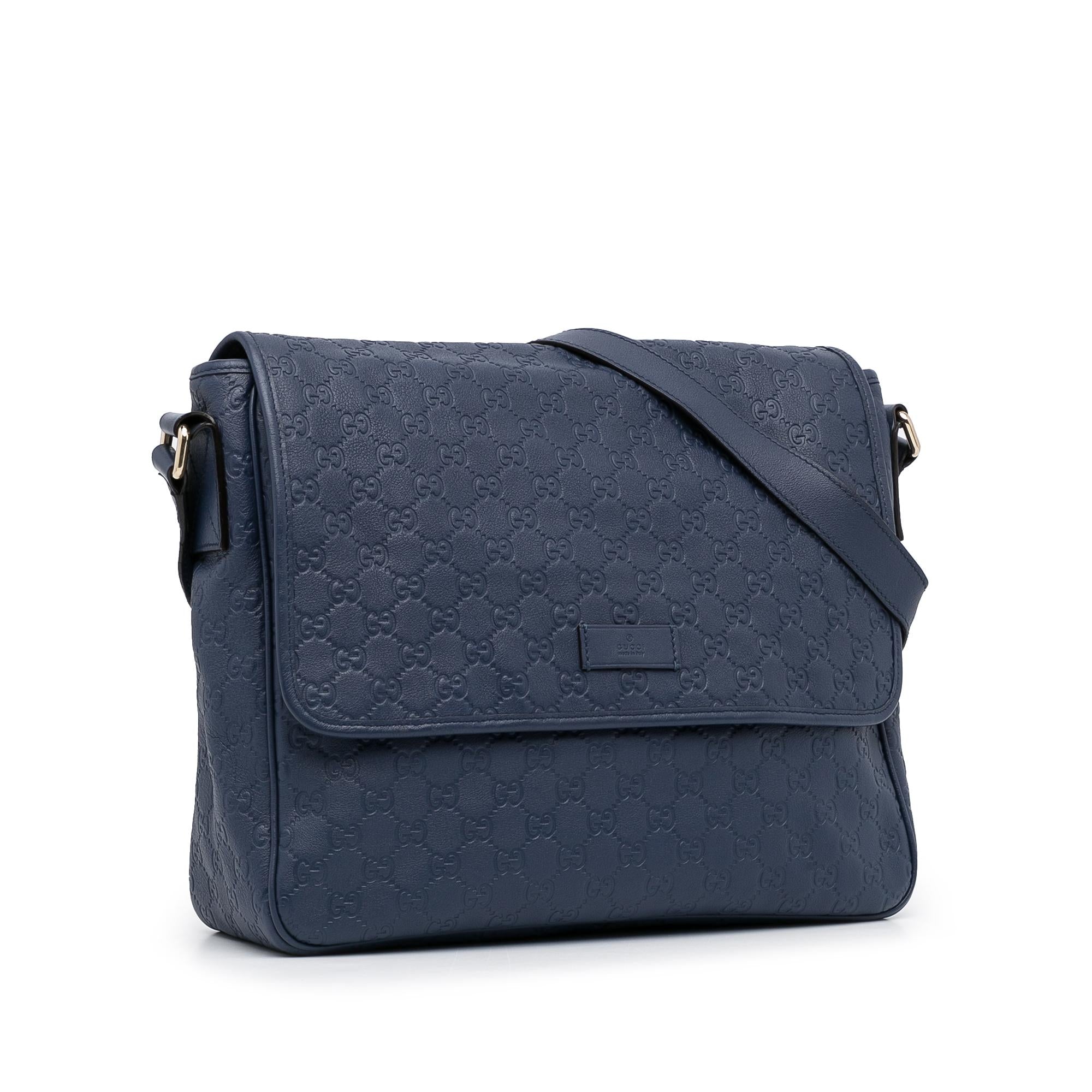 Gucci Guccissima Messenger Bag SHGZV3dkD