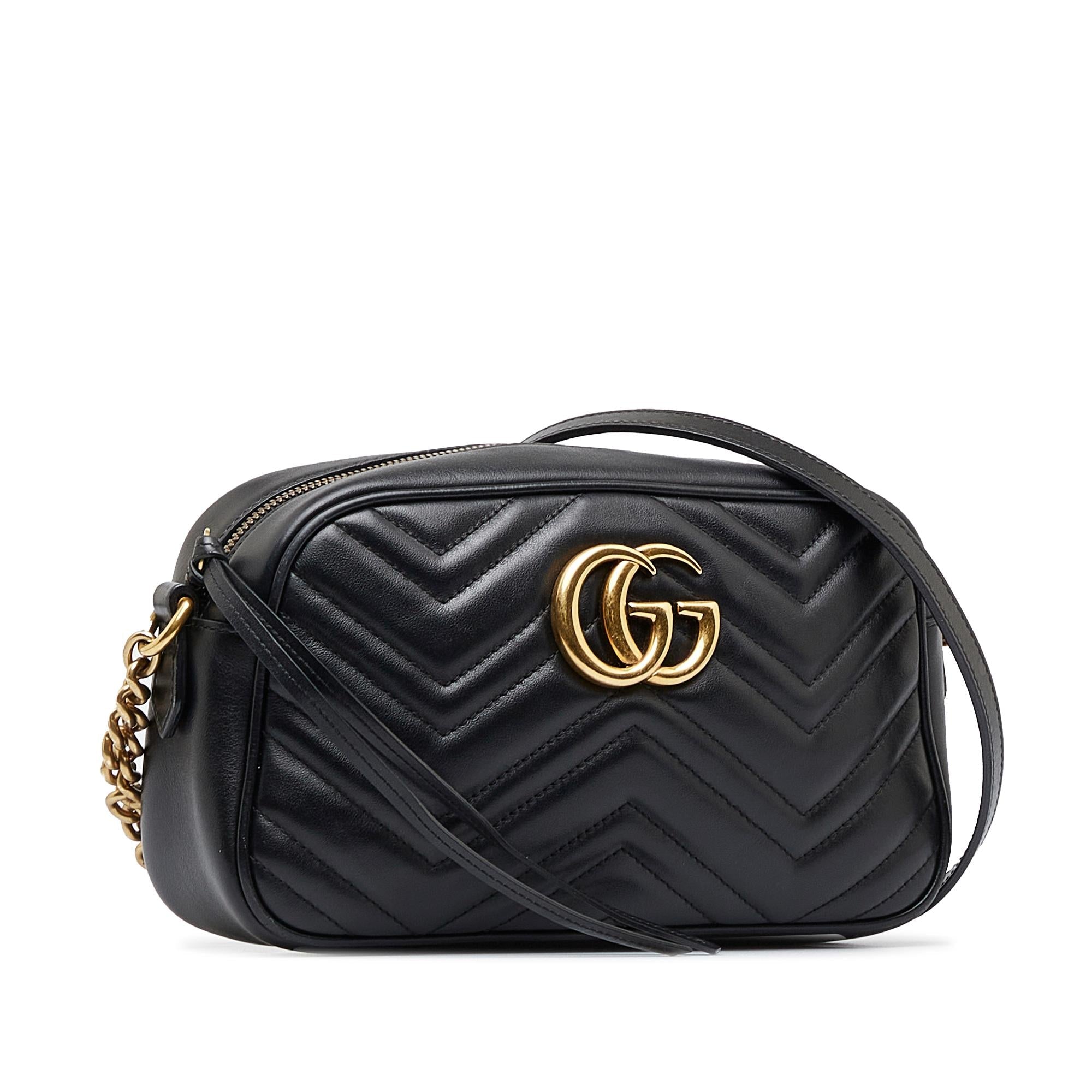 Gucci GG Marmont Matelasse Crossbody Bag SHGVgiuge Women blackTopHandle Bags