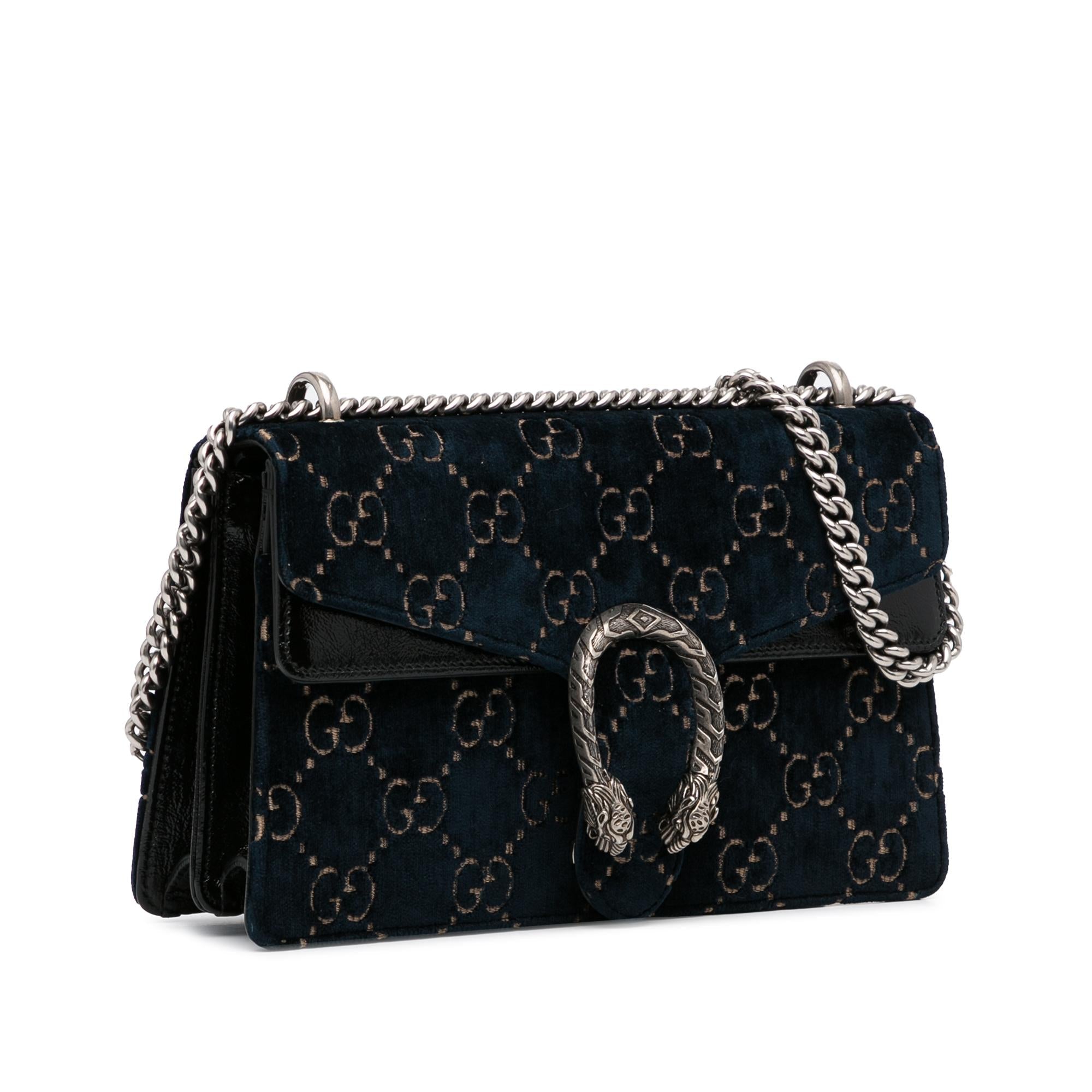Gucci GG Velvet Dionysus Shoulder Bag SHGlw3cdf