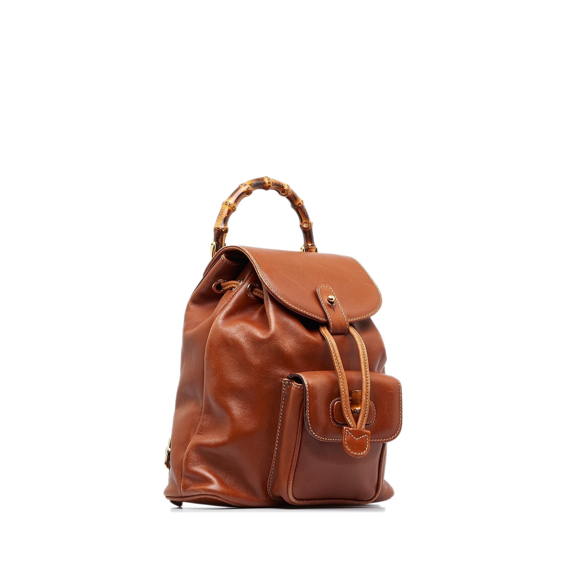 Gucci Bamboo Backpack SHG05UokS