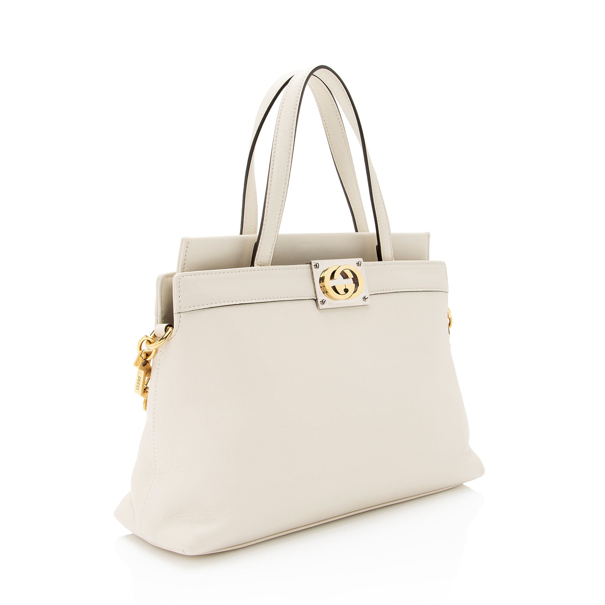 Gucci Calfskin Interlocking G Top Handle Bag SHFsjQV4q