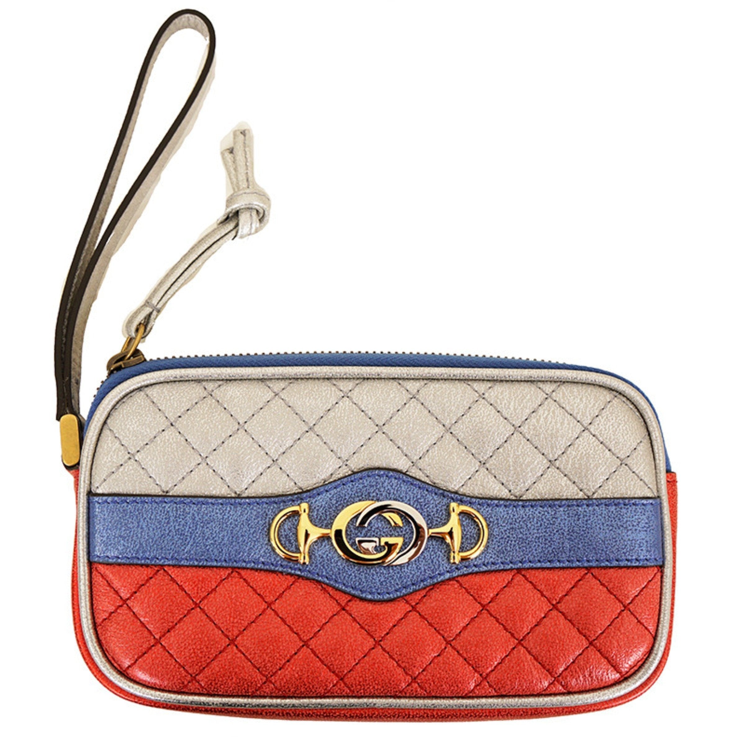 Gucci Zumi Clutch Metallic RedSiLouis Vuittoner
