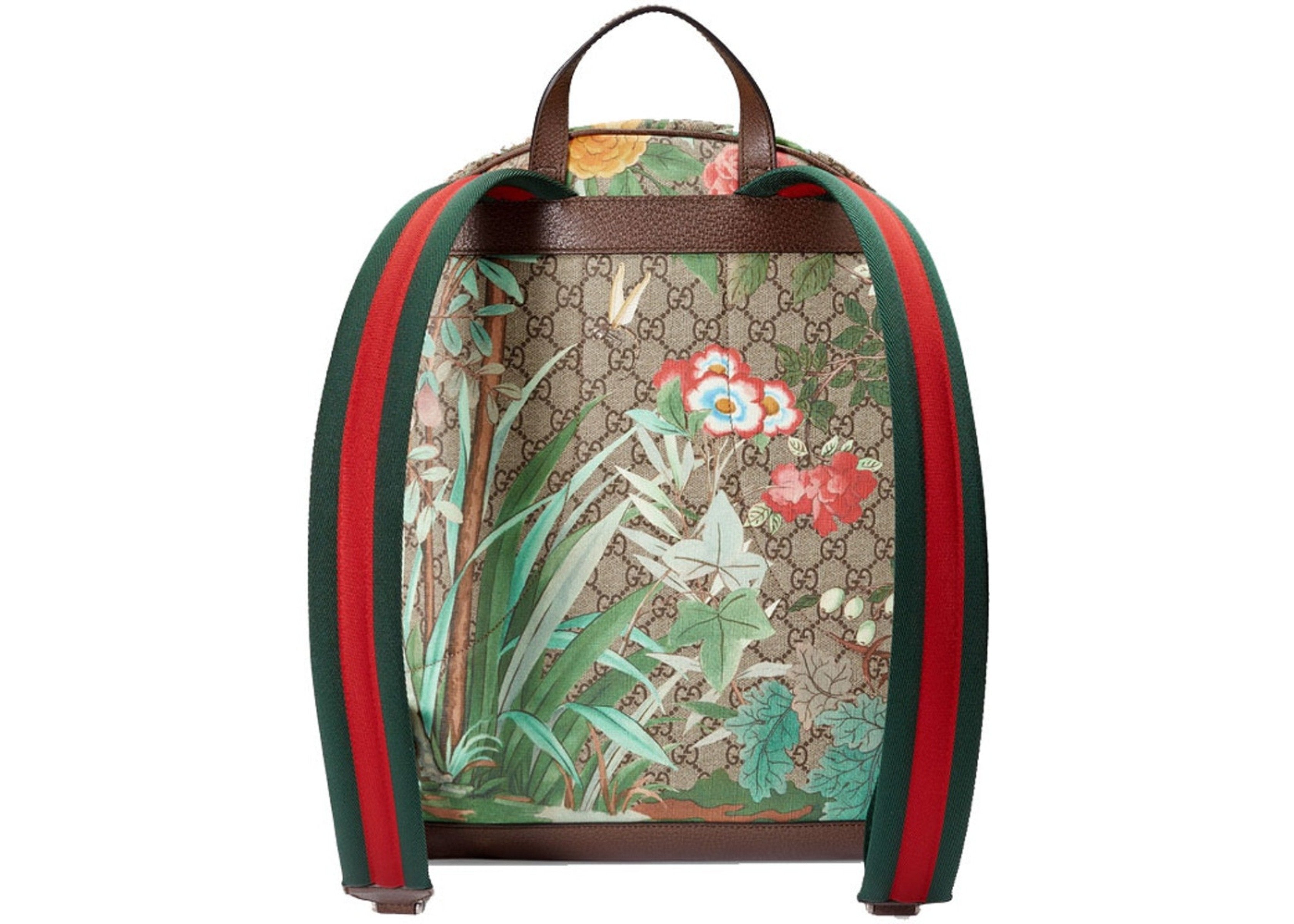 Gucci Tian GG Supreme Backpack EbonyBeige