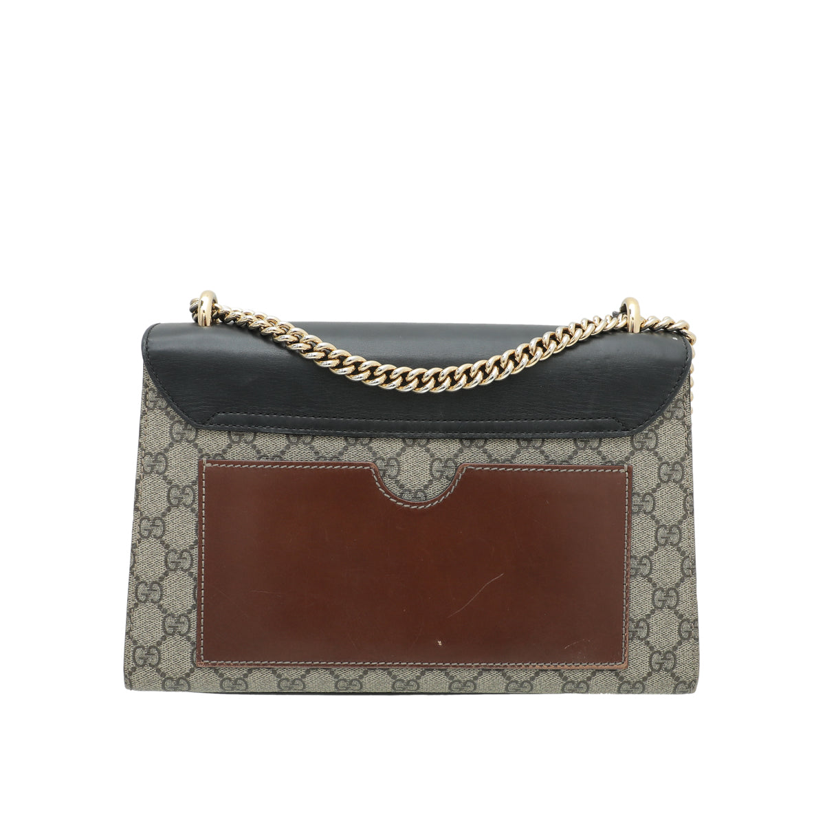 Gucci Tricolor GG Supreme Padlock Bag