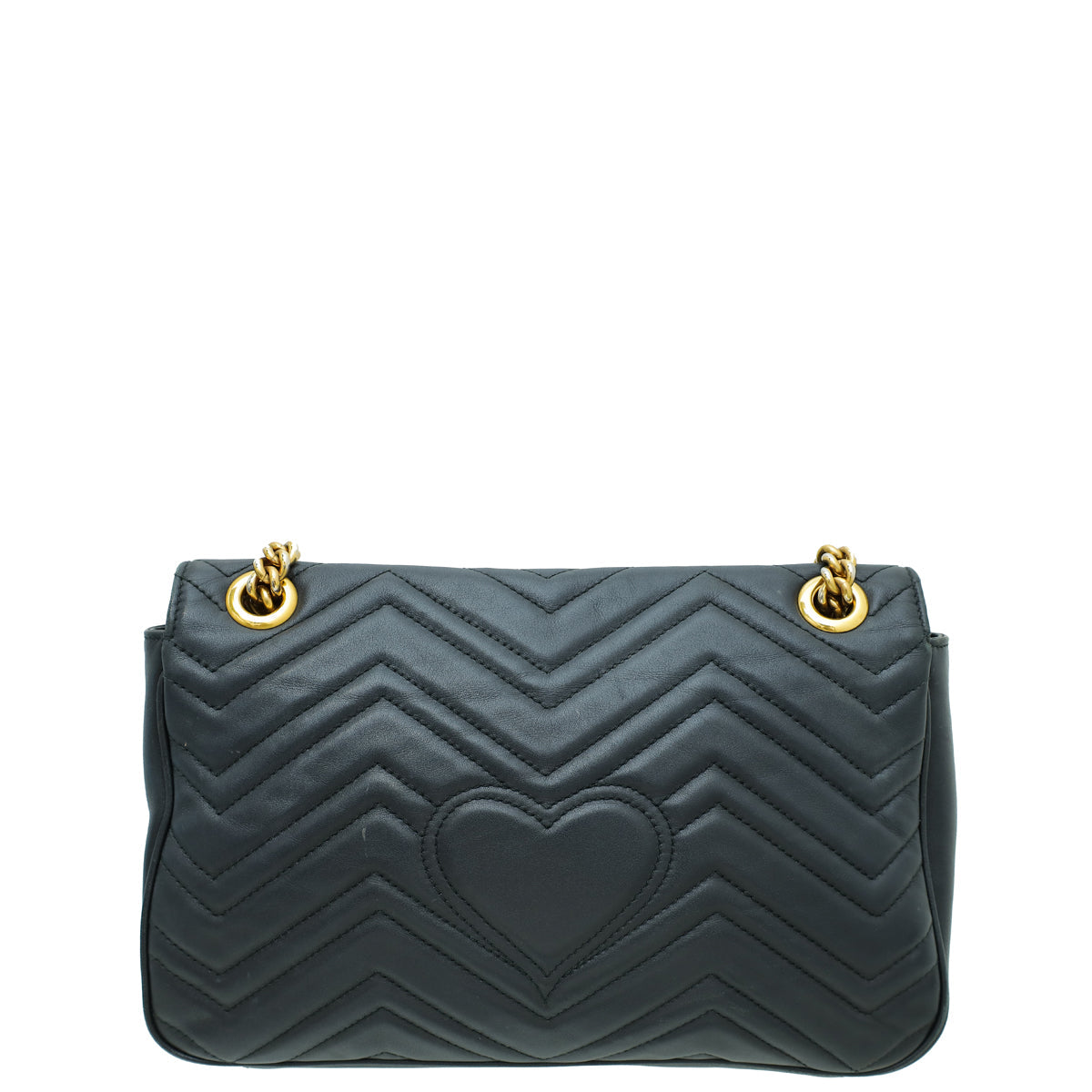 Gucci Black GG Marmont Matelasse Medium Shoulder Bag Women TopHandle Bags
