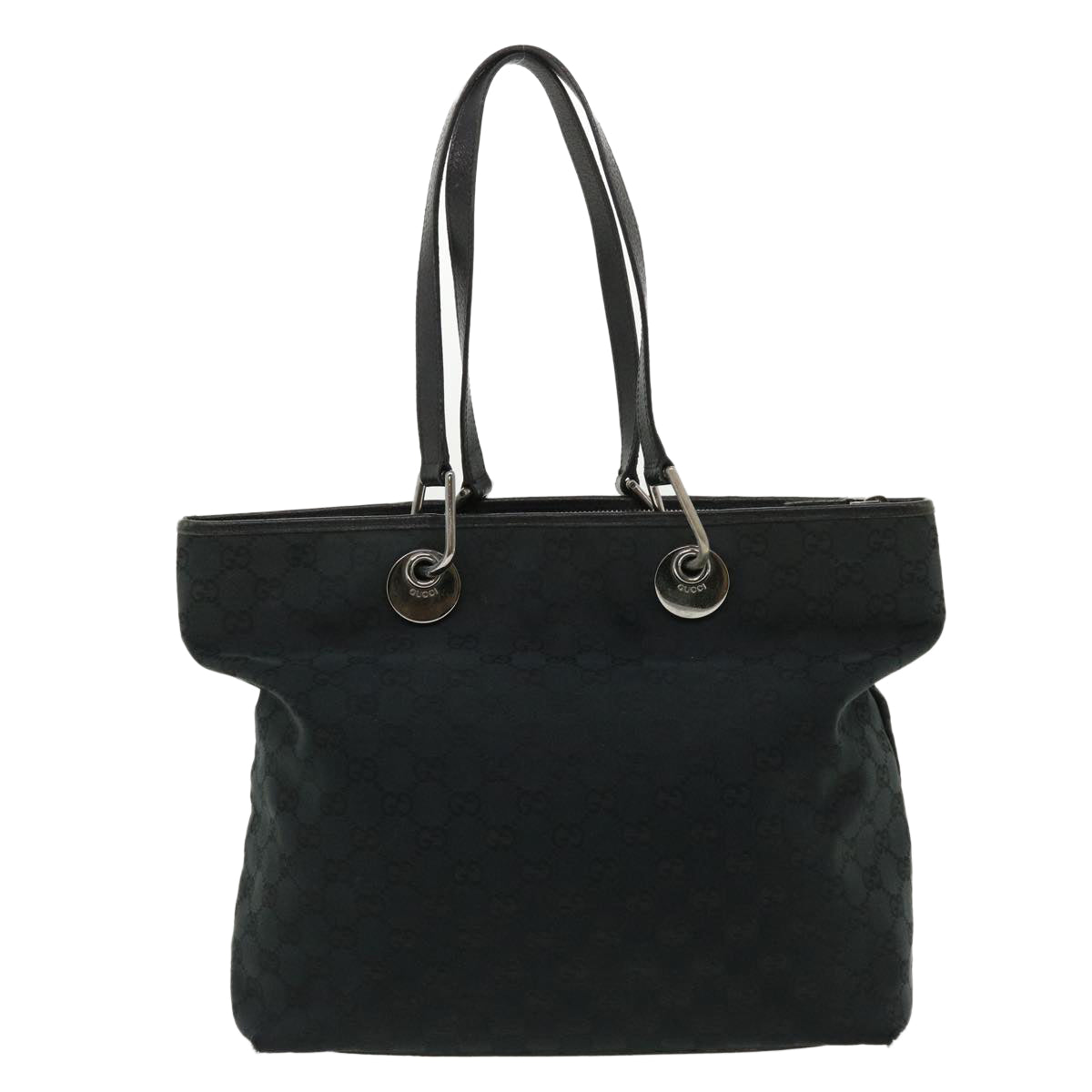 GUCCI GG Canvas Shoulder Bag Black 140274 ep717