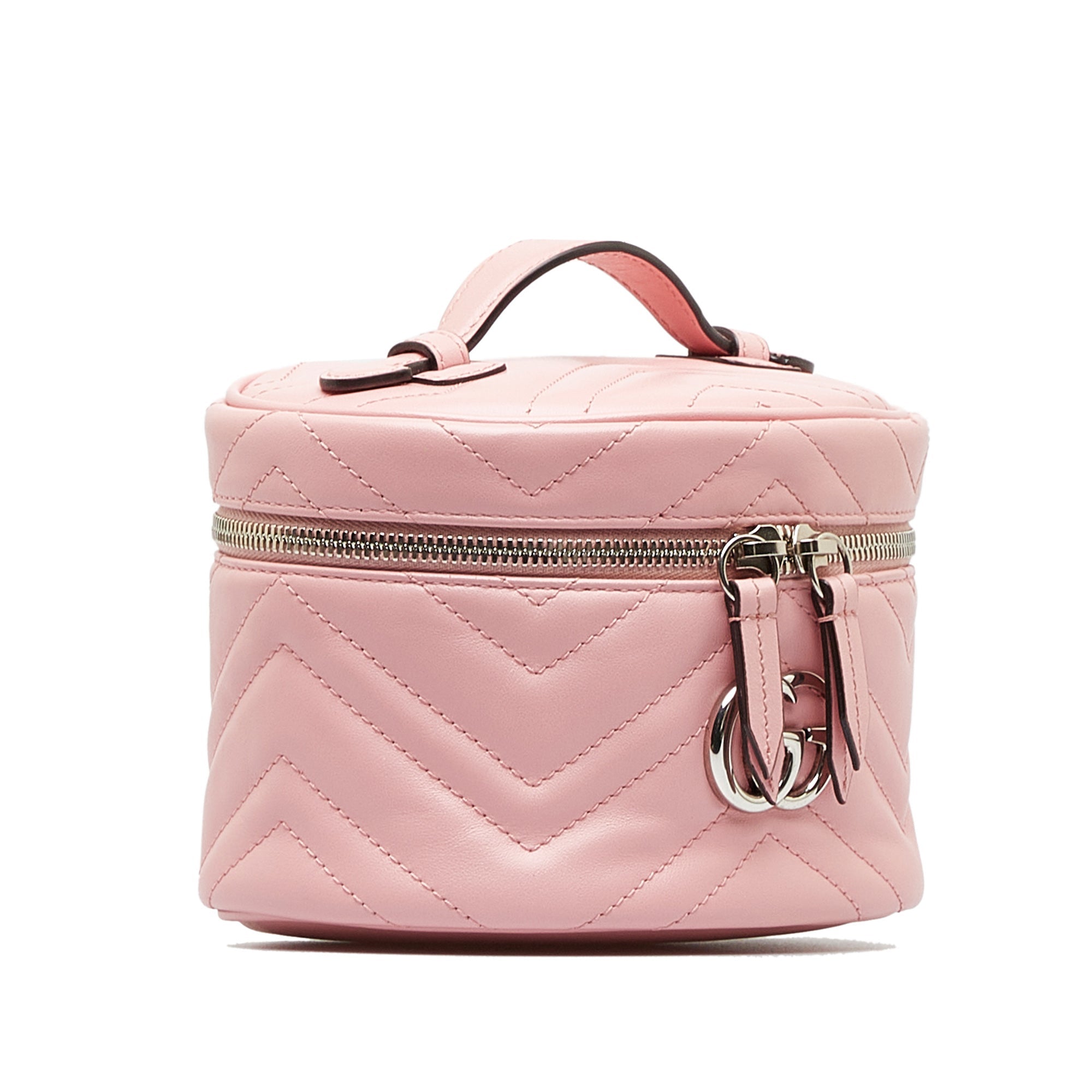 GUCCI GG Marmont Matelasse Vanity Bag Women light pinkTopHandle Bags