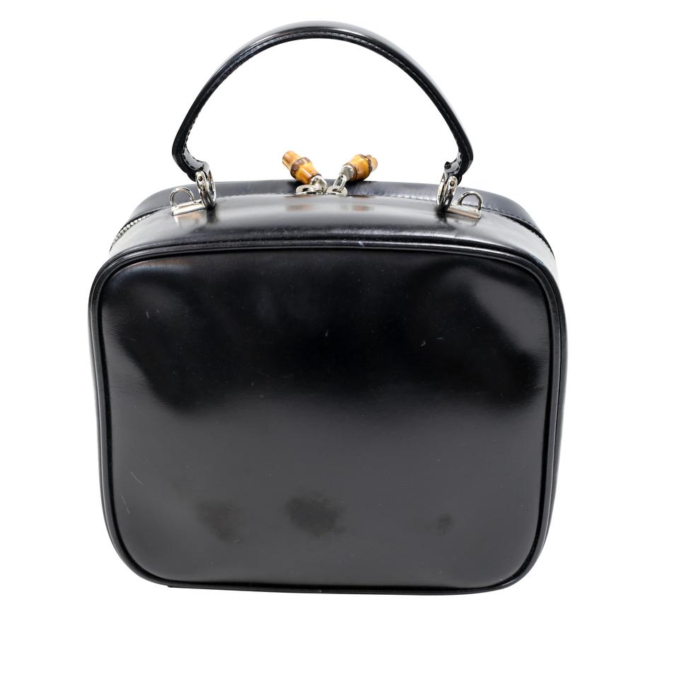 Gucci Bamboo Cosmetic Leather Make Up WeekendTravel Bag GGB0128P0010
