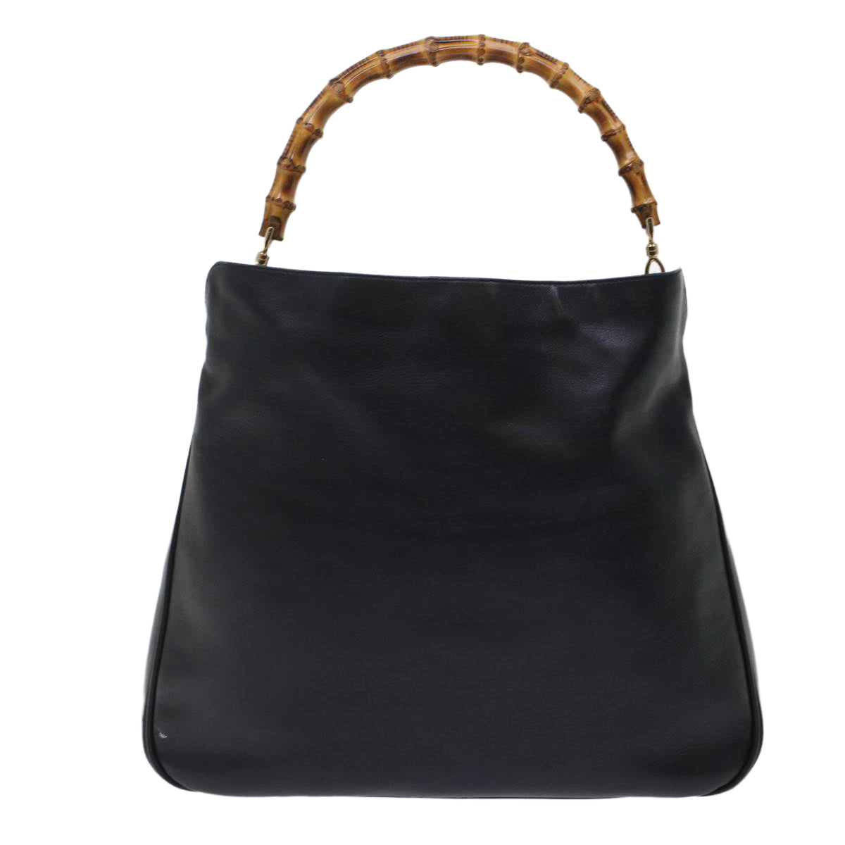 GUCCI Bamboo Shoulder Bag Leather 2way Black 001.2058.1577.0 yk8007B
