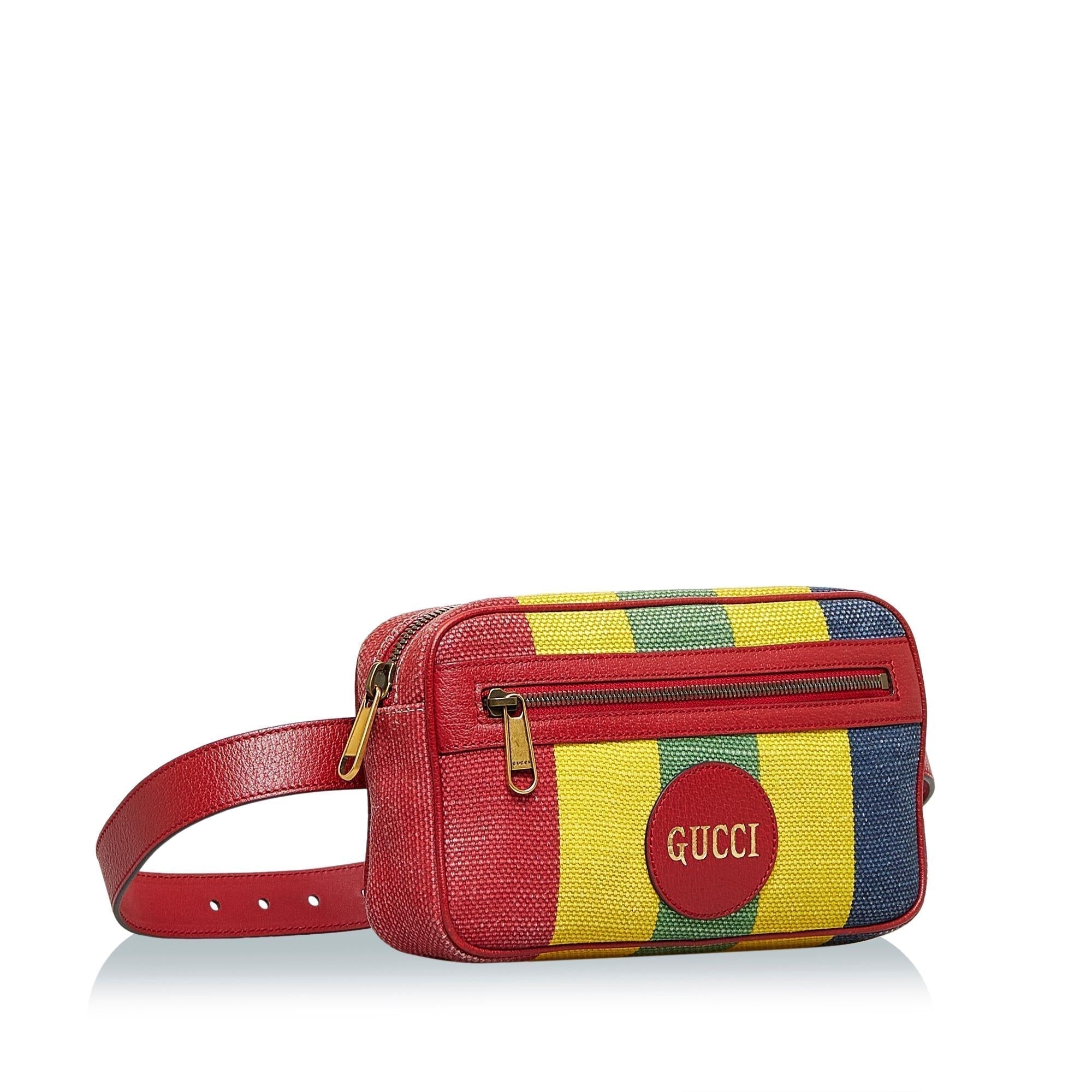 Gucci Baiadera Stripe Belt Bag SHG8woVlN