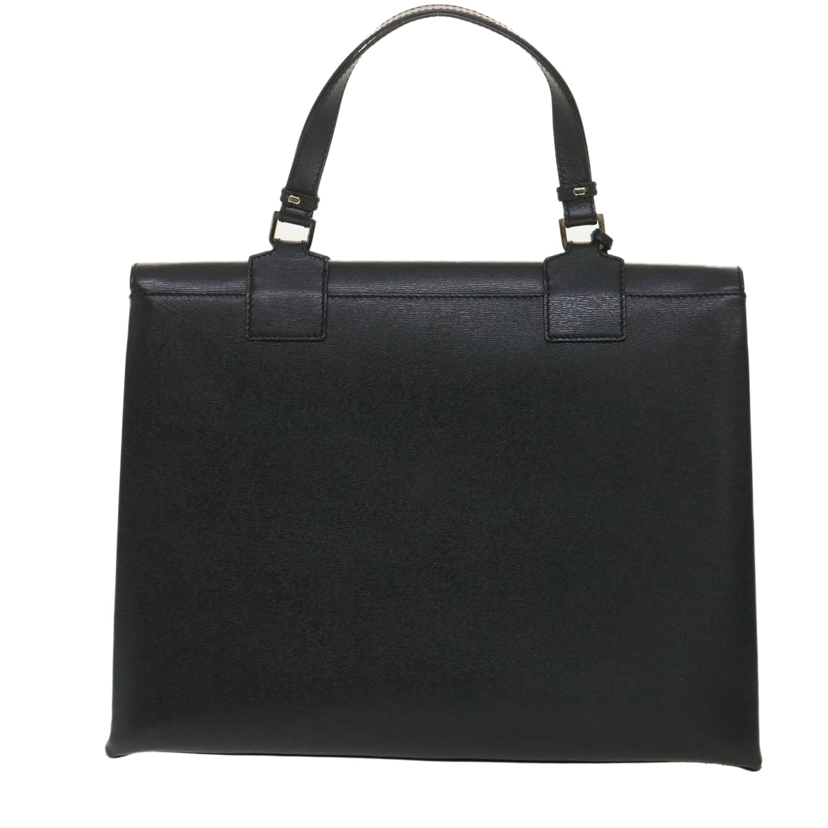 GUCCI Briefcase Leather Black ar8370