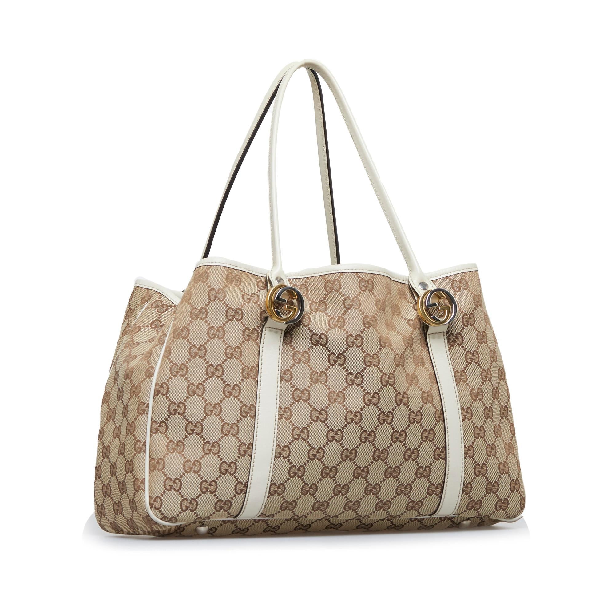 Gucci GG Canvas Twins Tote Bag SHGZN7C76