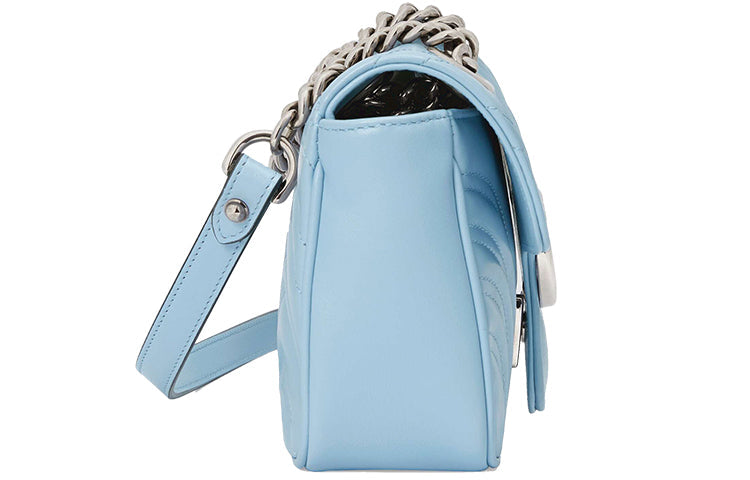 Gucci GG Marmont Mini Bag 'Pastel Blue' 446744DTDIP4928