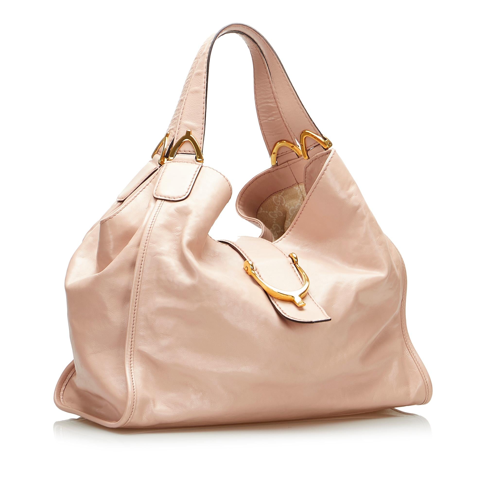 Gucci Soft Stirrup Nubuck Tote Bag SHG2v2JOg