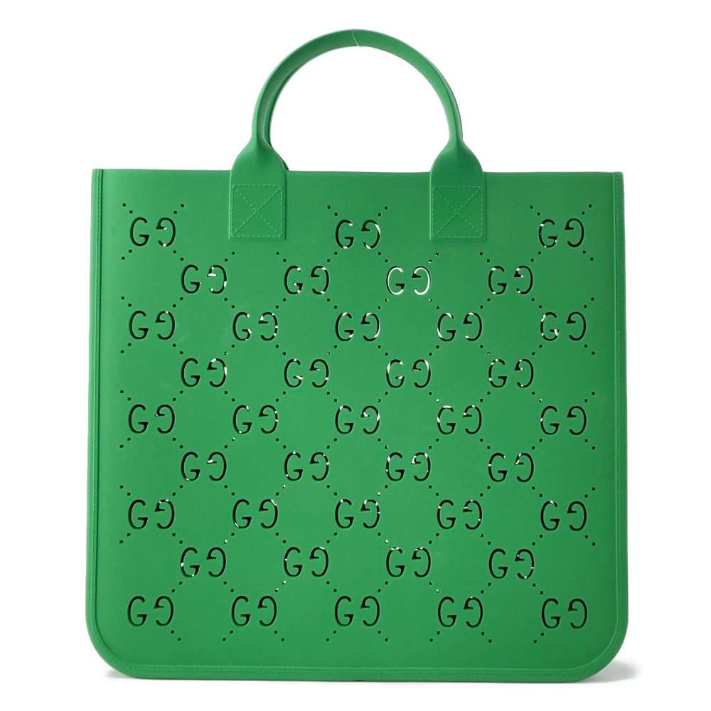 GUCCI Children's Tote Bag Green 679365 Rubber