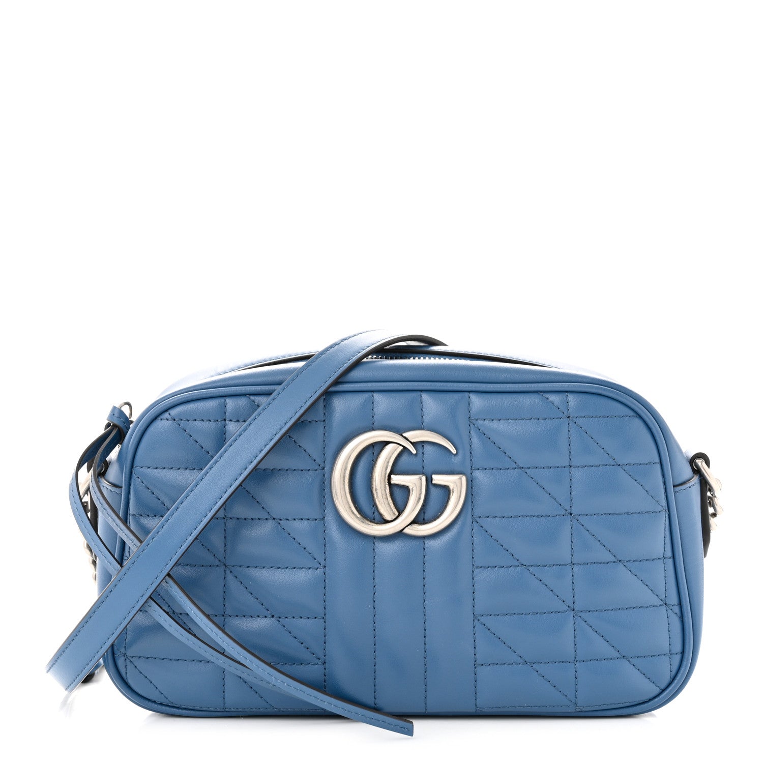 Gucci Calfskin Matelasse Aria Small Gg Women TopHandle Bags