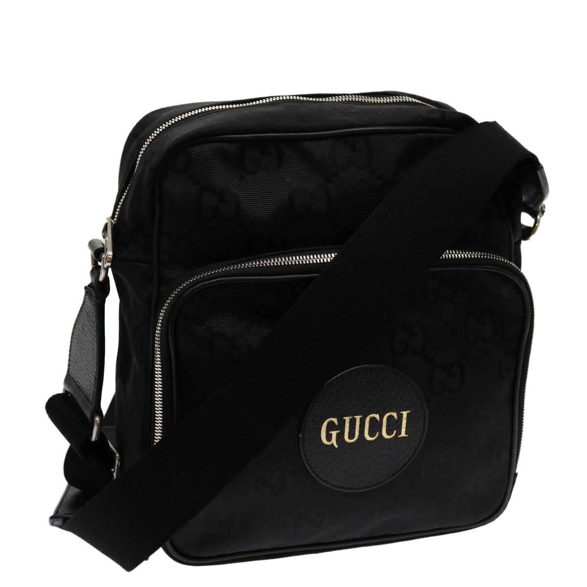 Gucci Gg Canvas Shoulder Bag Black