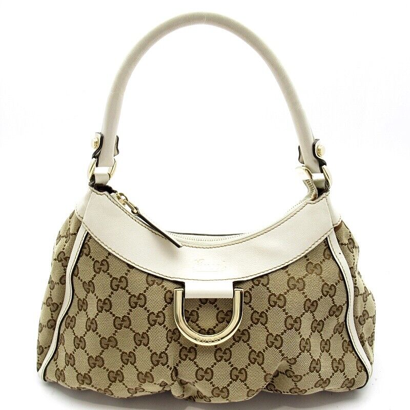 Gucci Abby Handbag Gg Canvas Leather